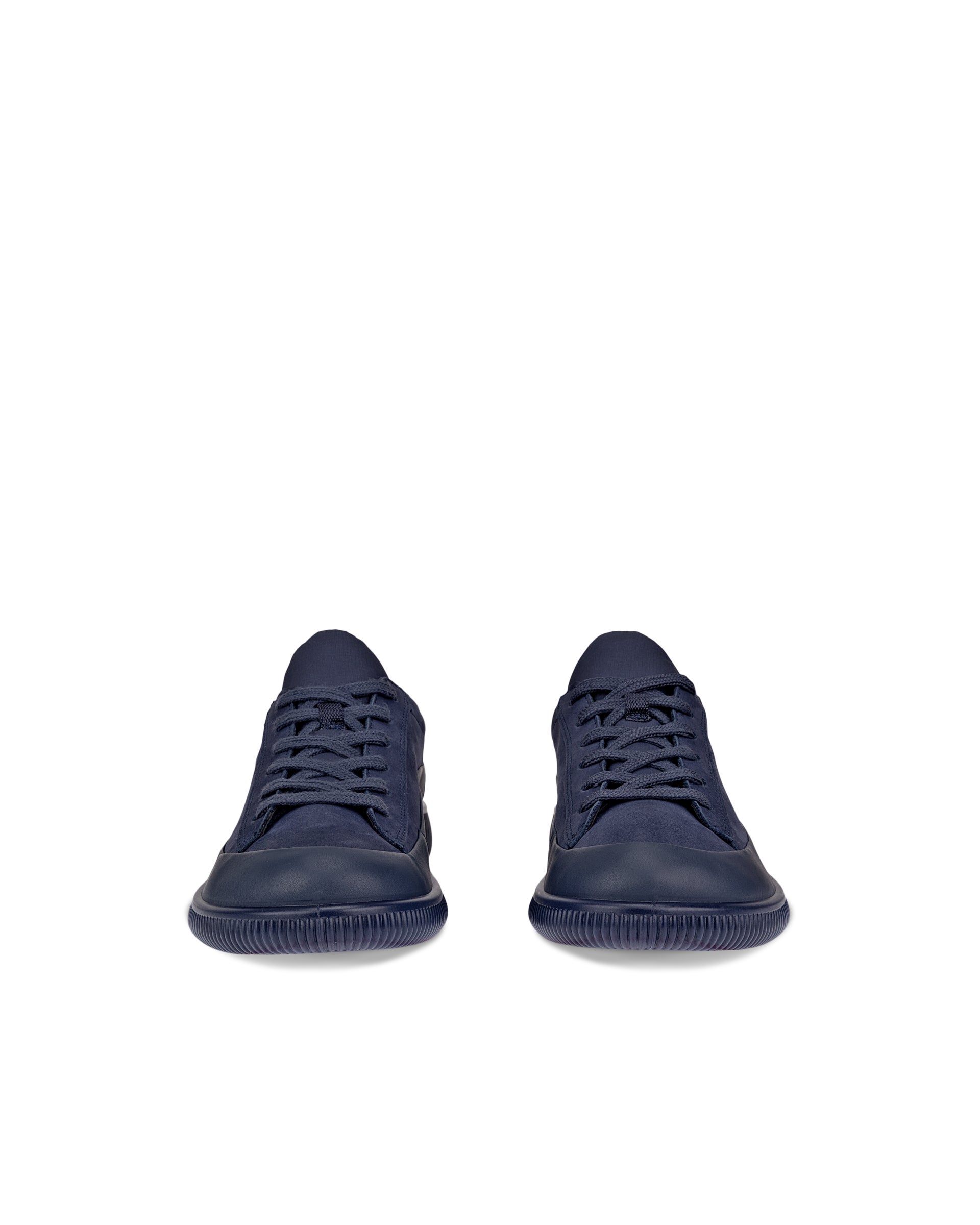 ECCO® SOFT ZERO chaussures imperméable en nubuck pour femme - Bleu - Front pair