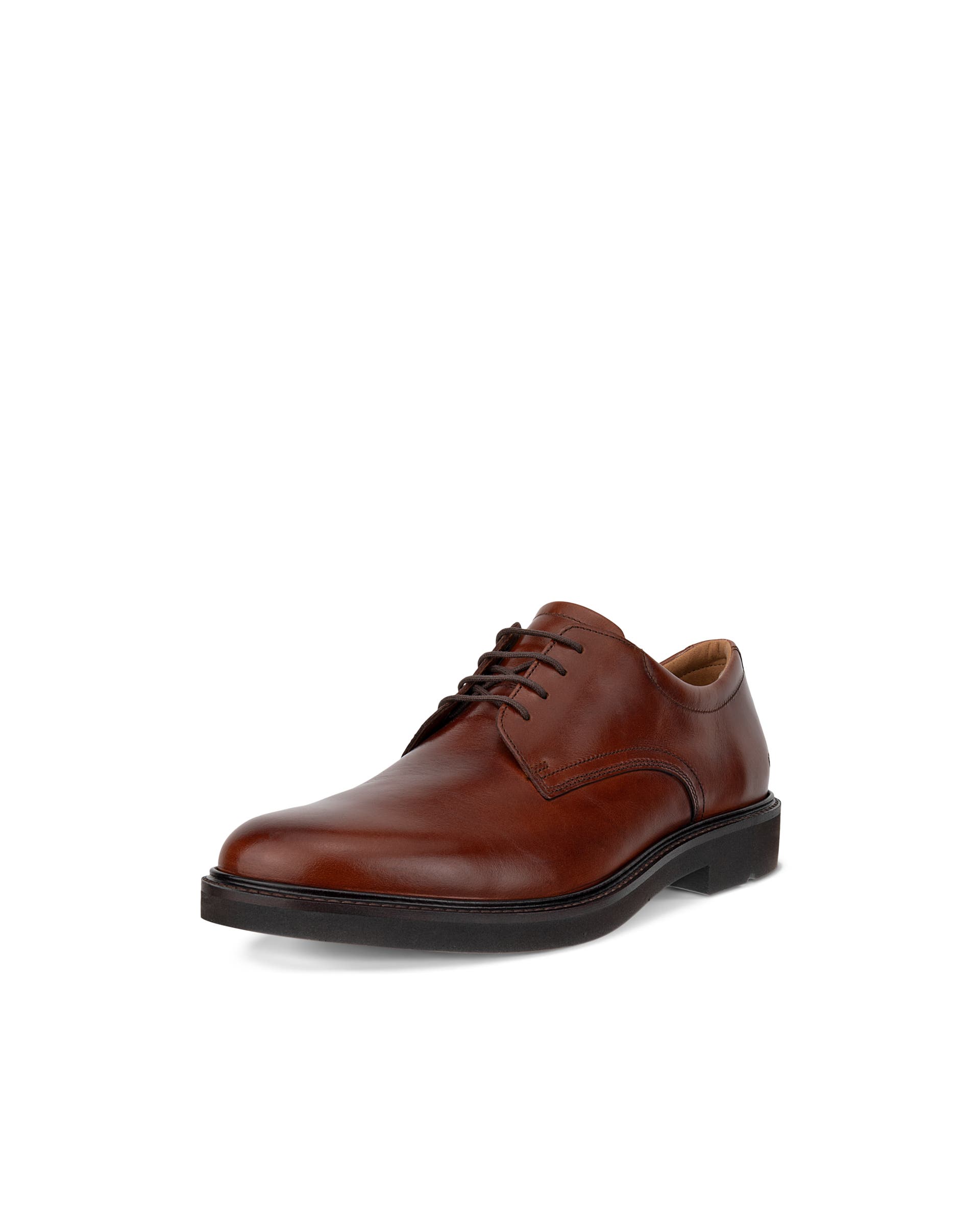 Men's ECCO® Metropole London Leather Derby Shoe - Brown - Main
