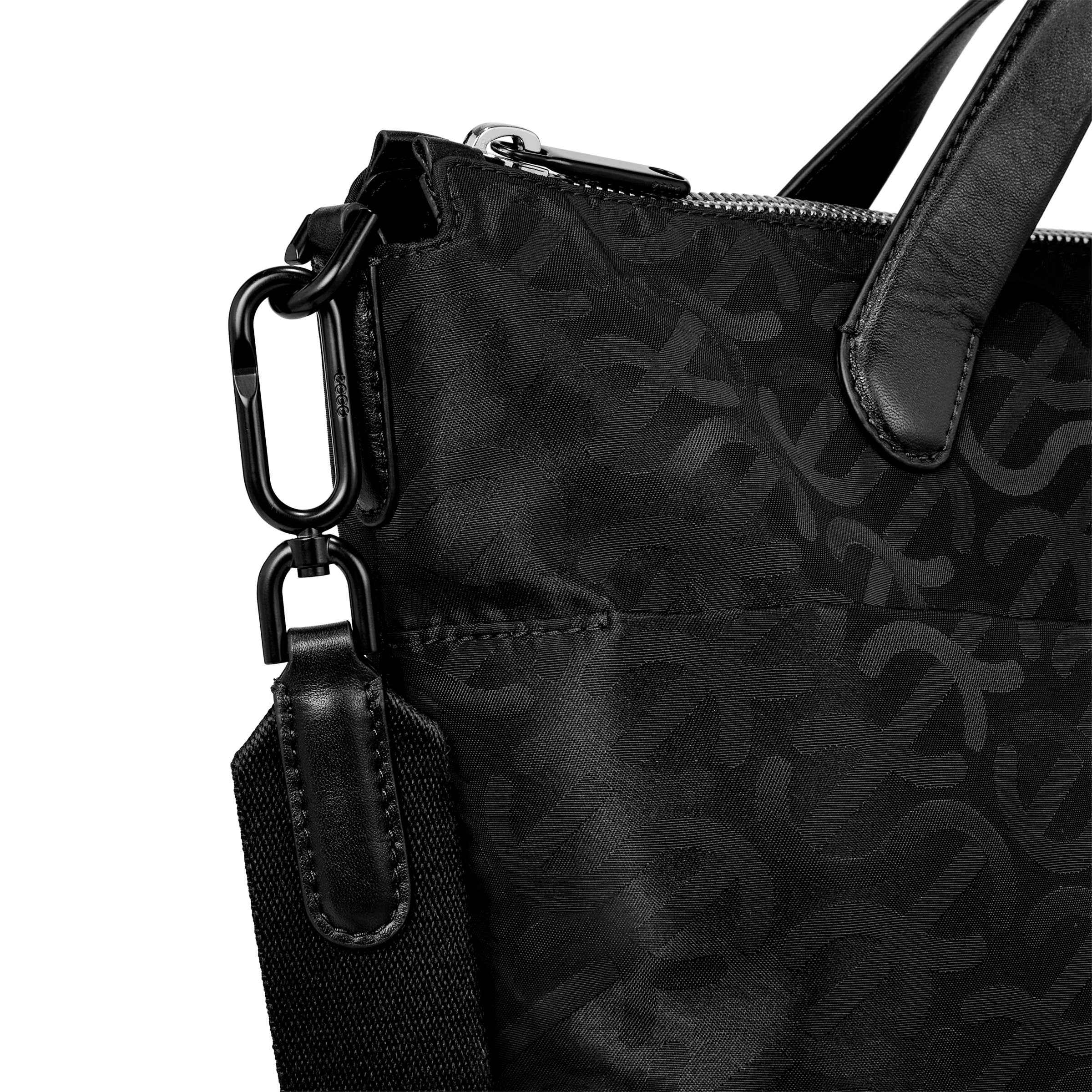 ECCO® Wave Leather Tote Bag - Black - Detail-1