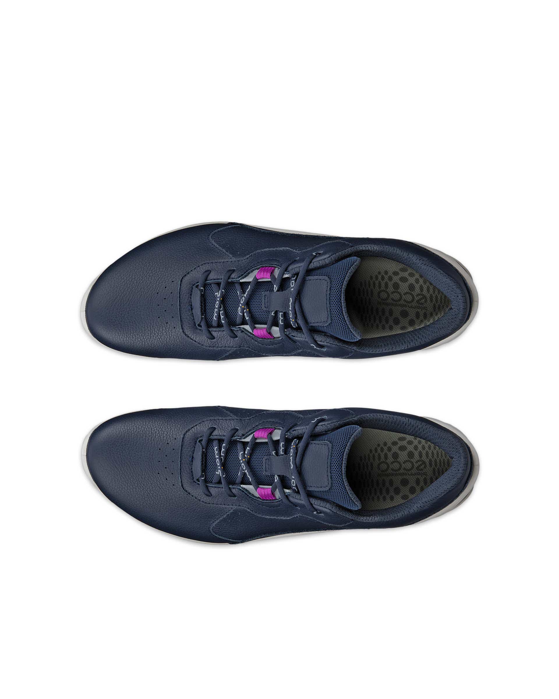 ECCO® BIOM ENERGI outdoor sneakers i læder til damer - Blå - Top left pair