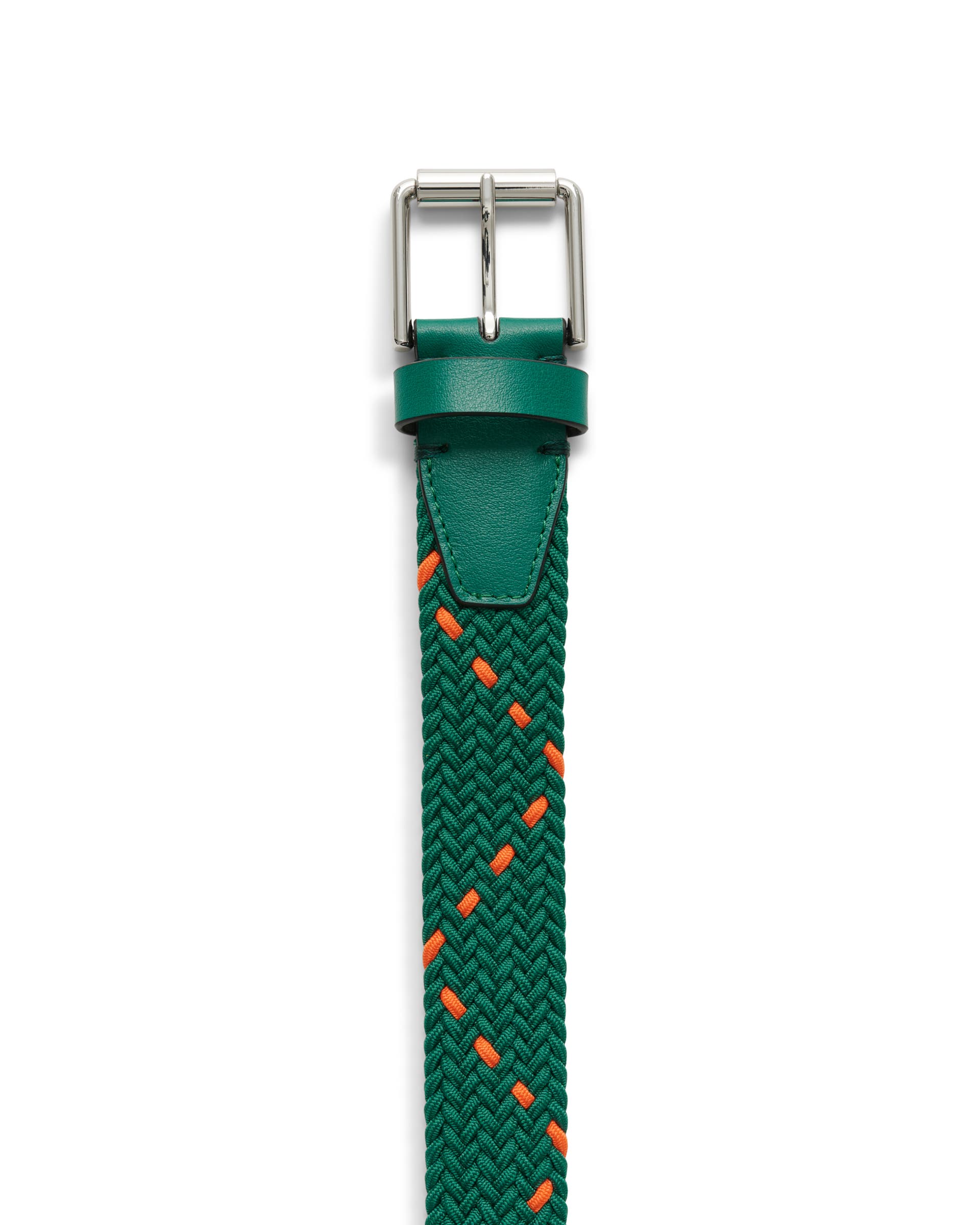 Men's ECCO® Golf Textile Belt - Green - Detail-1