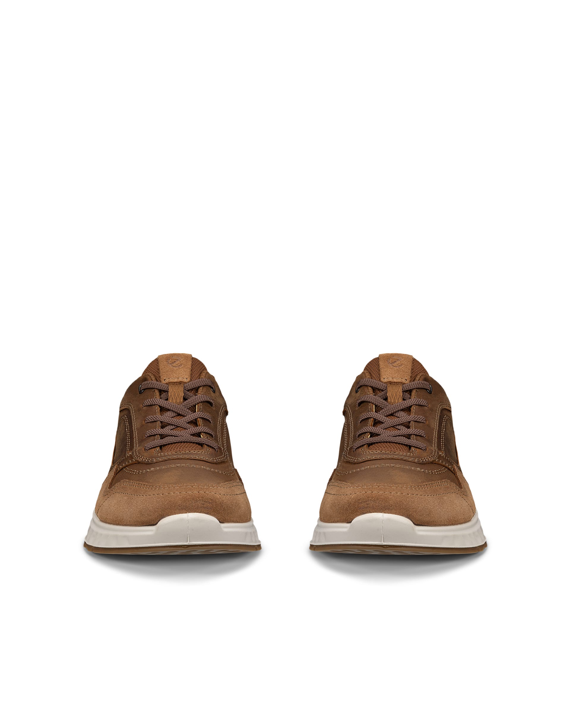 ECCO® EXOSTRIDE heren nubuck sneaker - Bruin - Outside