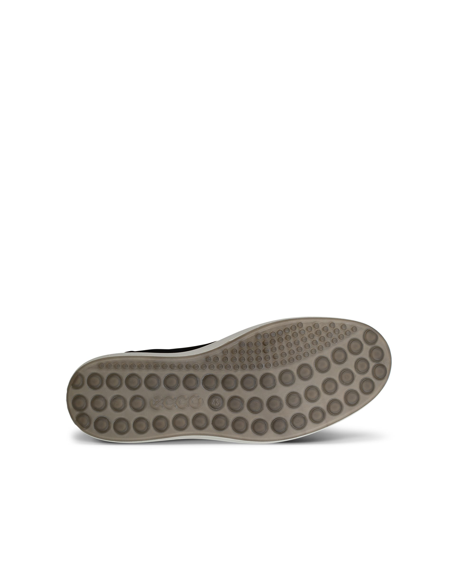 Men's ECCO® Soft 7 Leather Lace-Up Shoe - Black - Outside