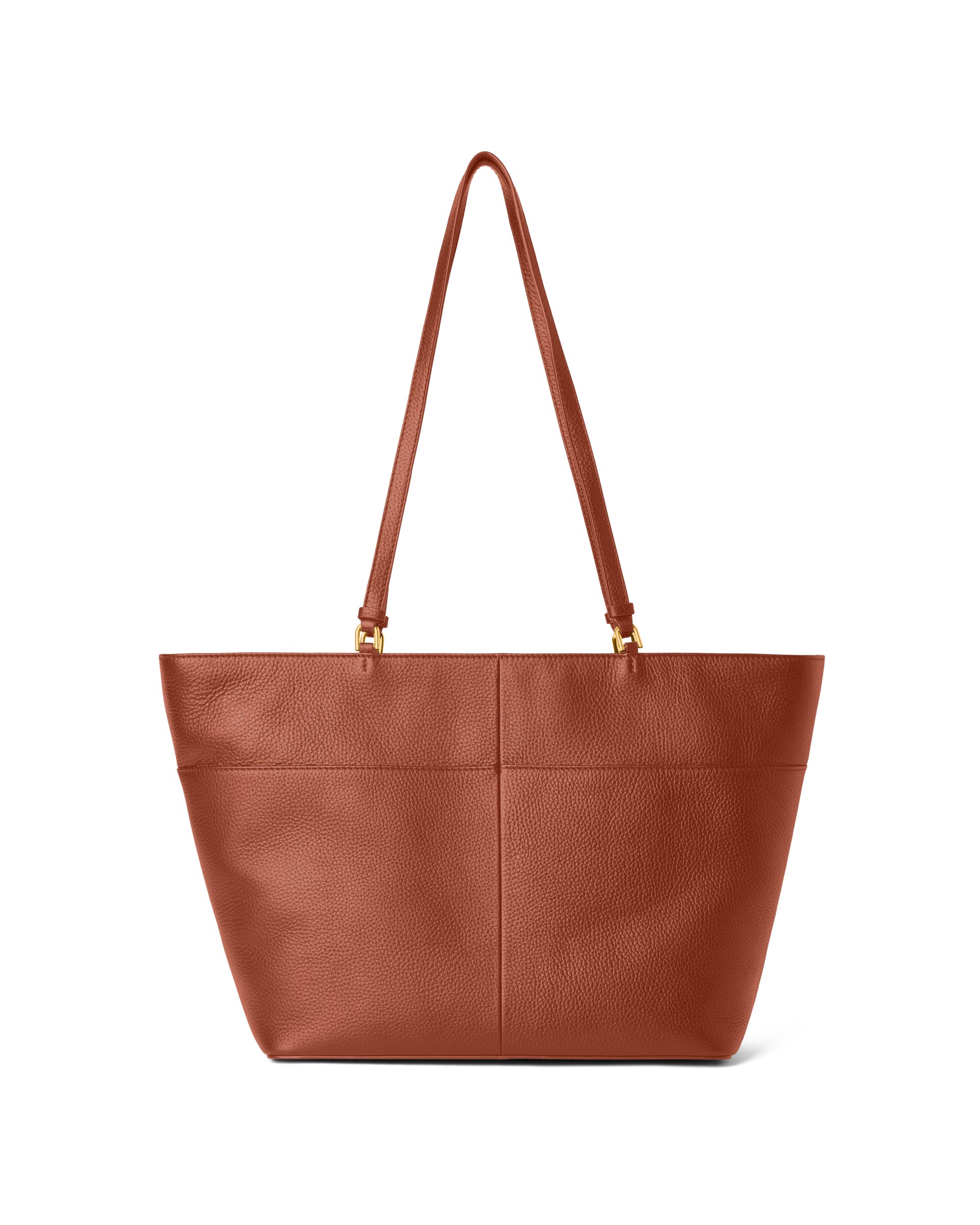 ECCO® ESSENTIAL TOTE EW dame tote bag skinn - Brun - Back