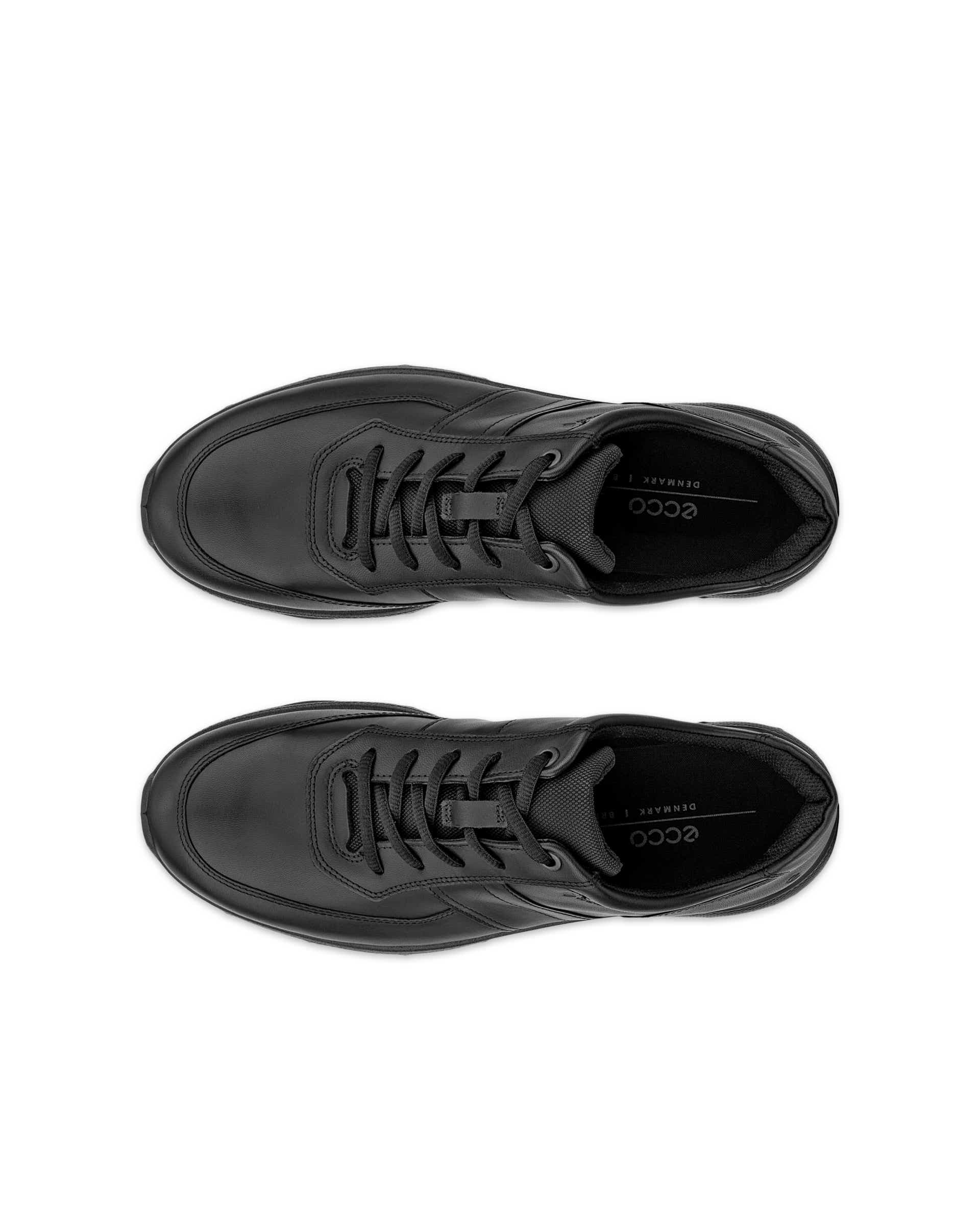 ECCO® Irving chaussures à lacet en cuir Gore-Tex pour homme - Noir - Top left pair