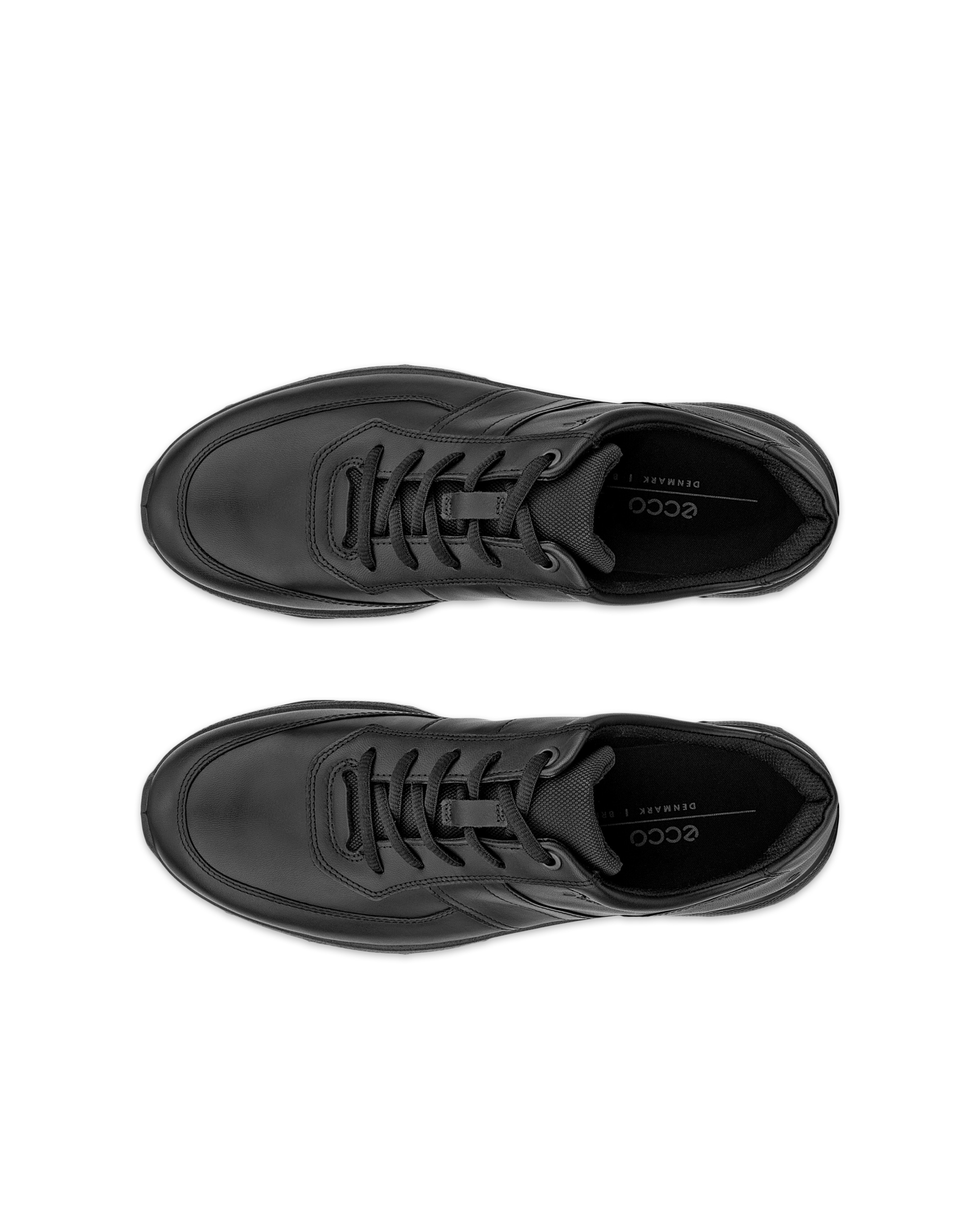 ECCO® Irving chaussures à lacet en cuir Gore-Tex pour homme - Noir - Top left pair