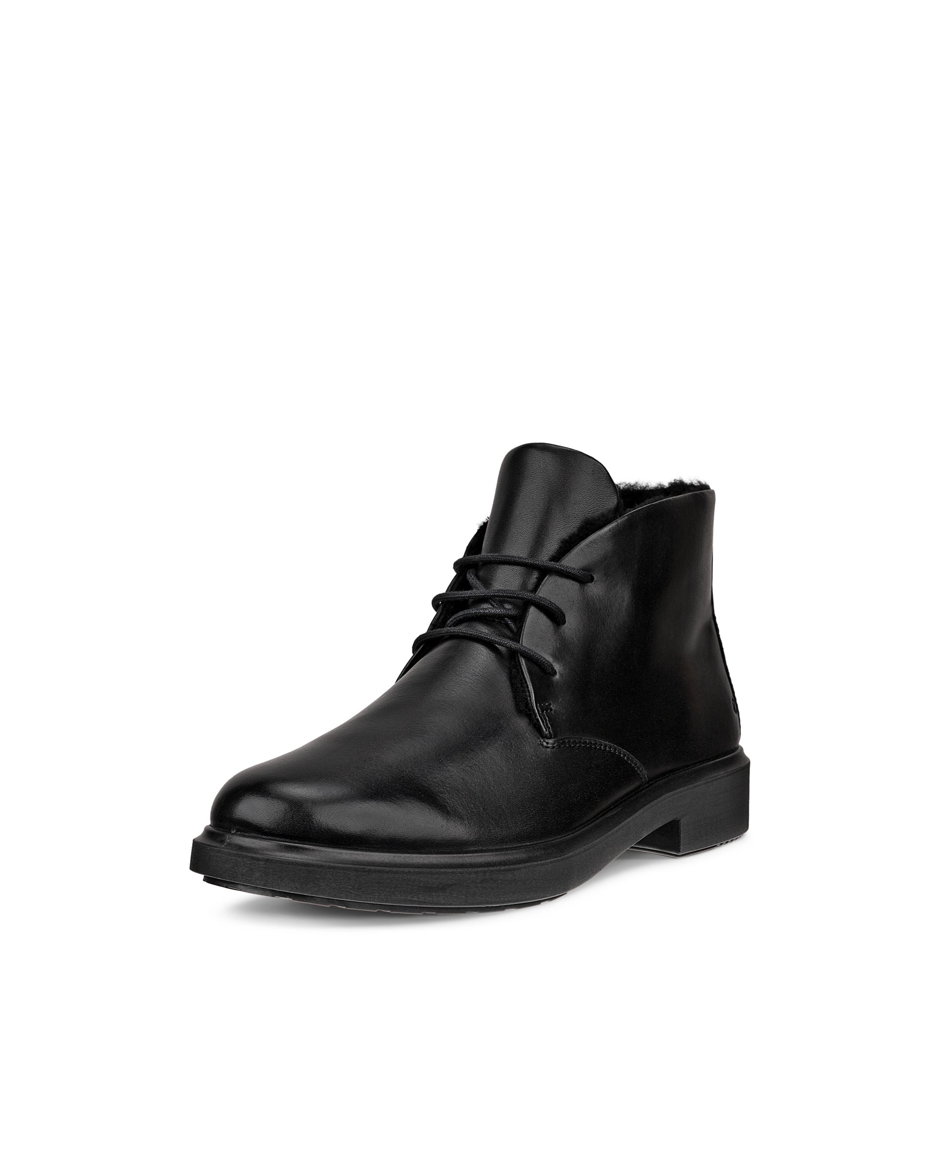 ECCO® METROPOLE AMSTERDAM bottines chukka en cuir pour femme - Noir - Main