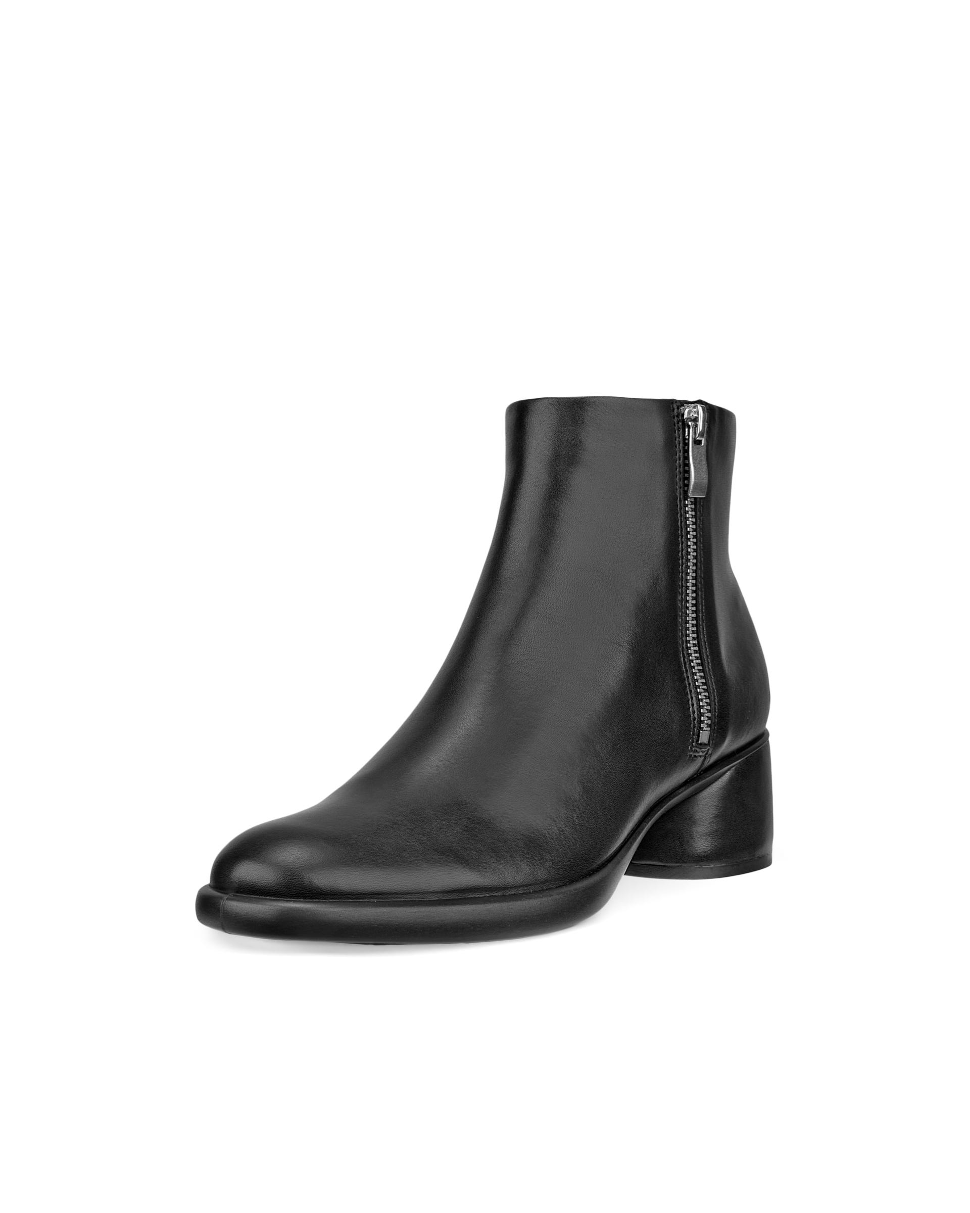 Women's ECCO® Sculpted LX 35 Leather Mid-Cut Boot - Black - Main