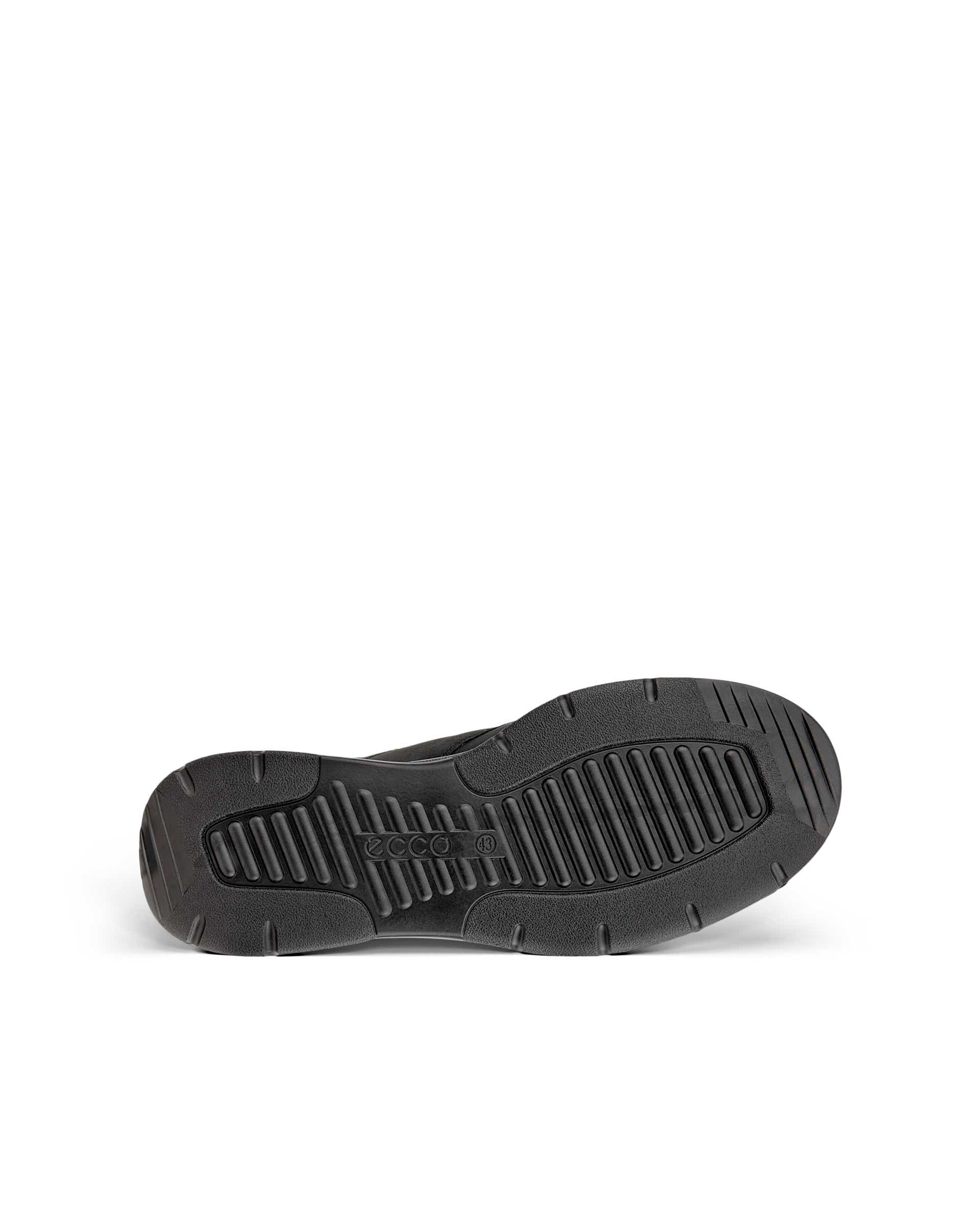 Men's ECCO® IRVING Nubuck Ankle Boot - Black - Sole
