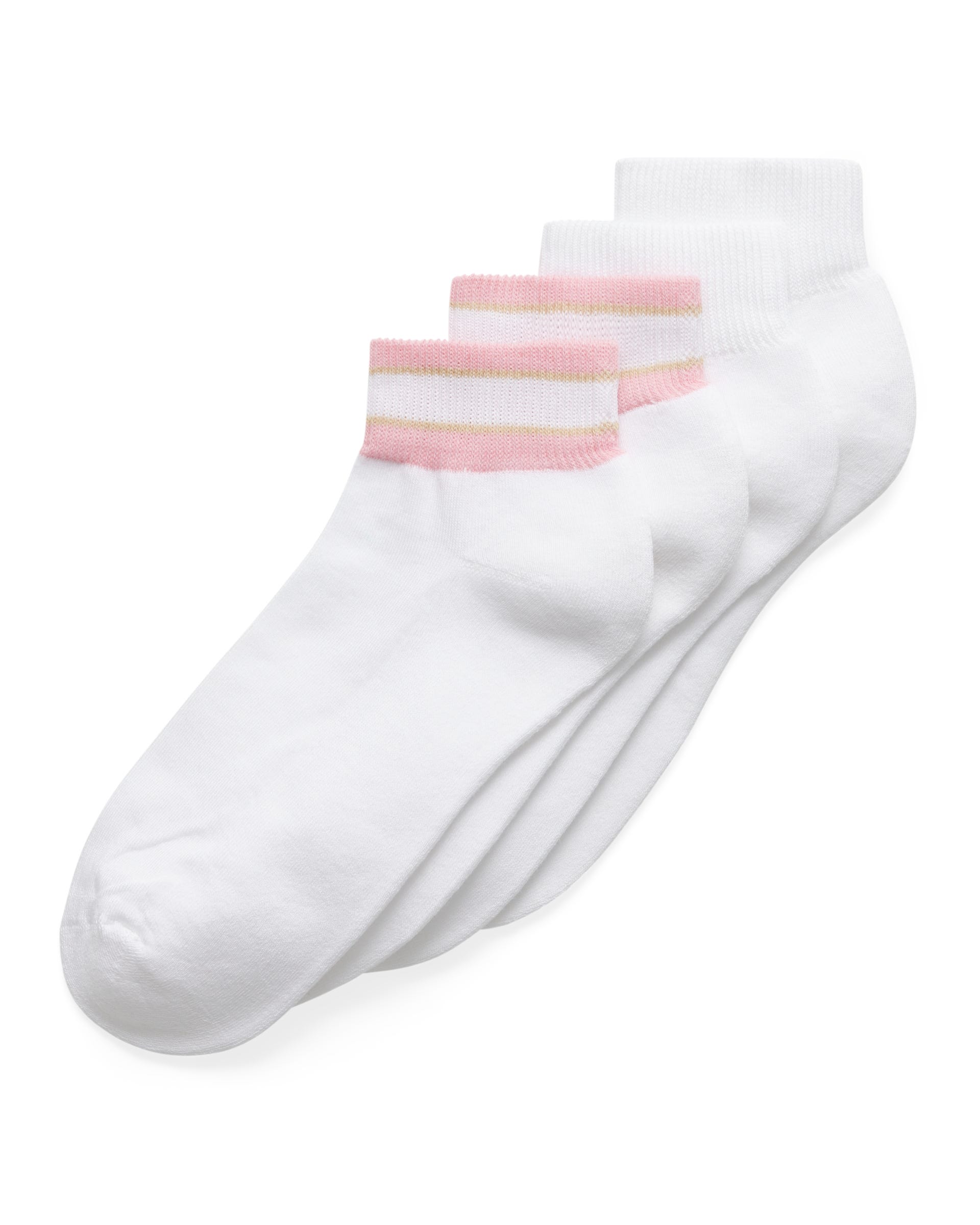 ECCO® RETRO LOW CUT 2-PACK Unisex Kurze Socken - Weiß - Main