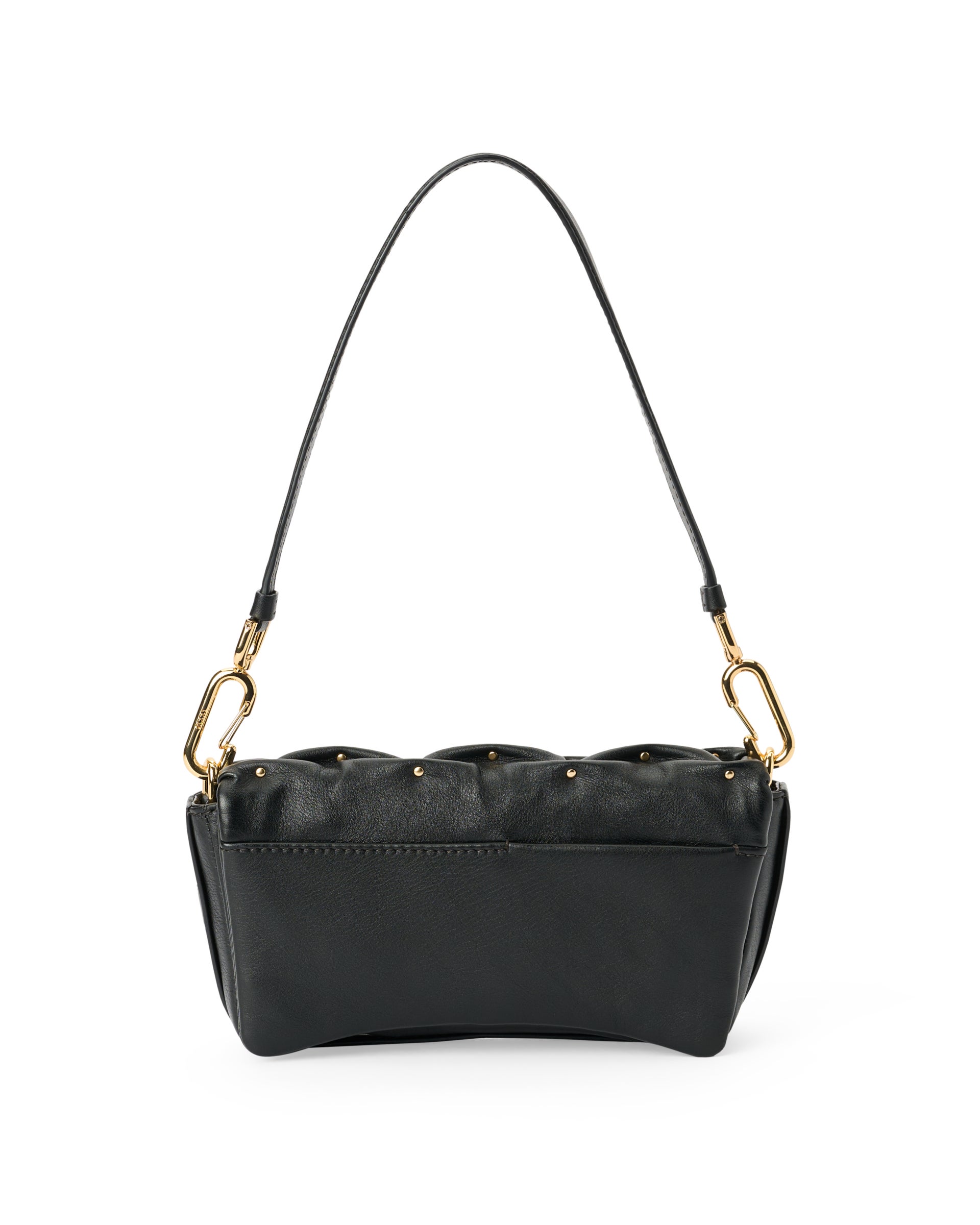 Usnjena torba za čez telo ECCO® Pinch Bag - Črna - Back