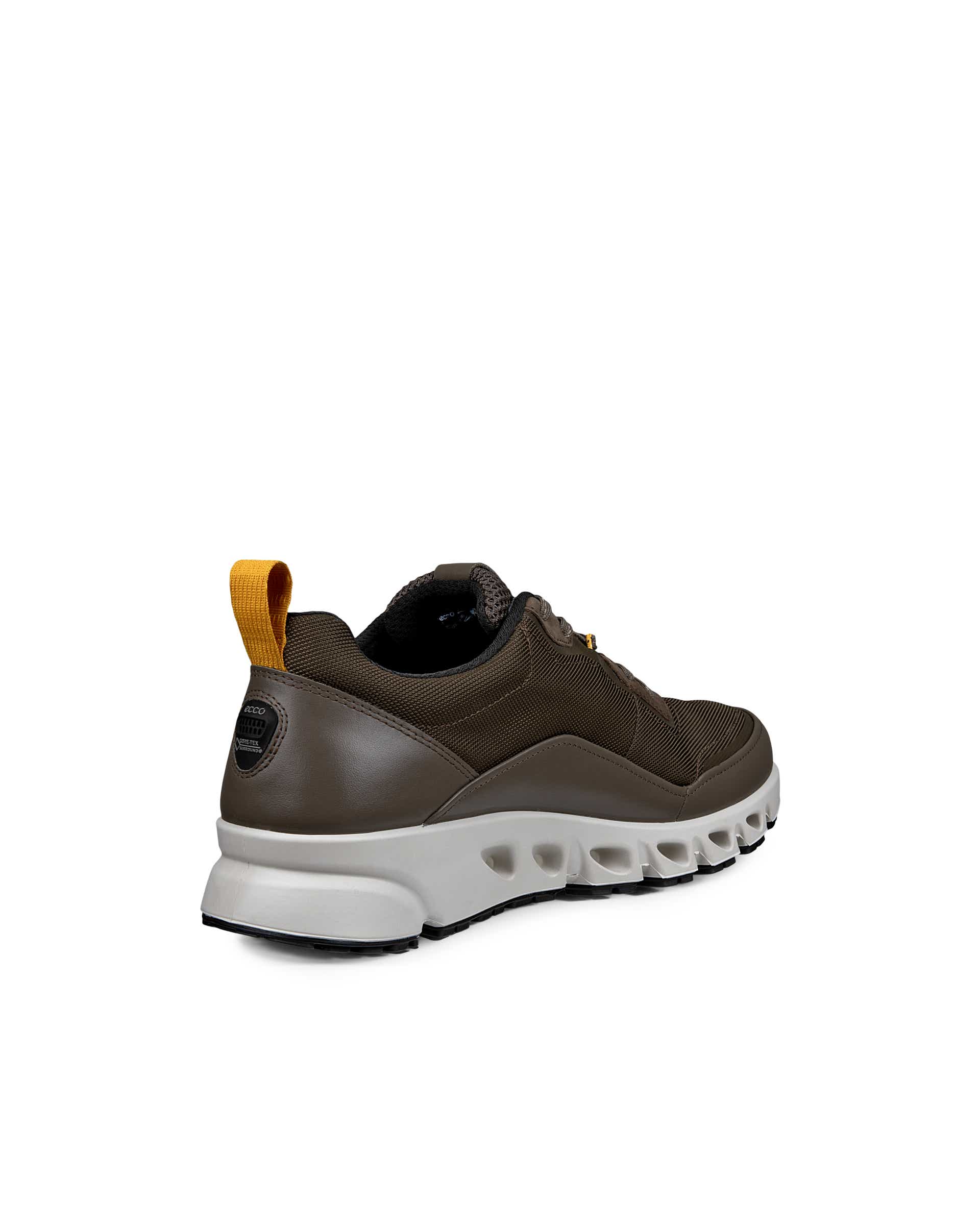 ECCO® MULTI-VENT heren schoen van textiel met Gore-Tex - Bruin - Back