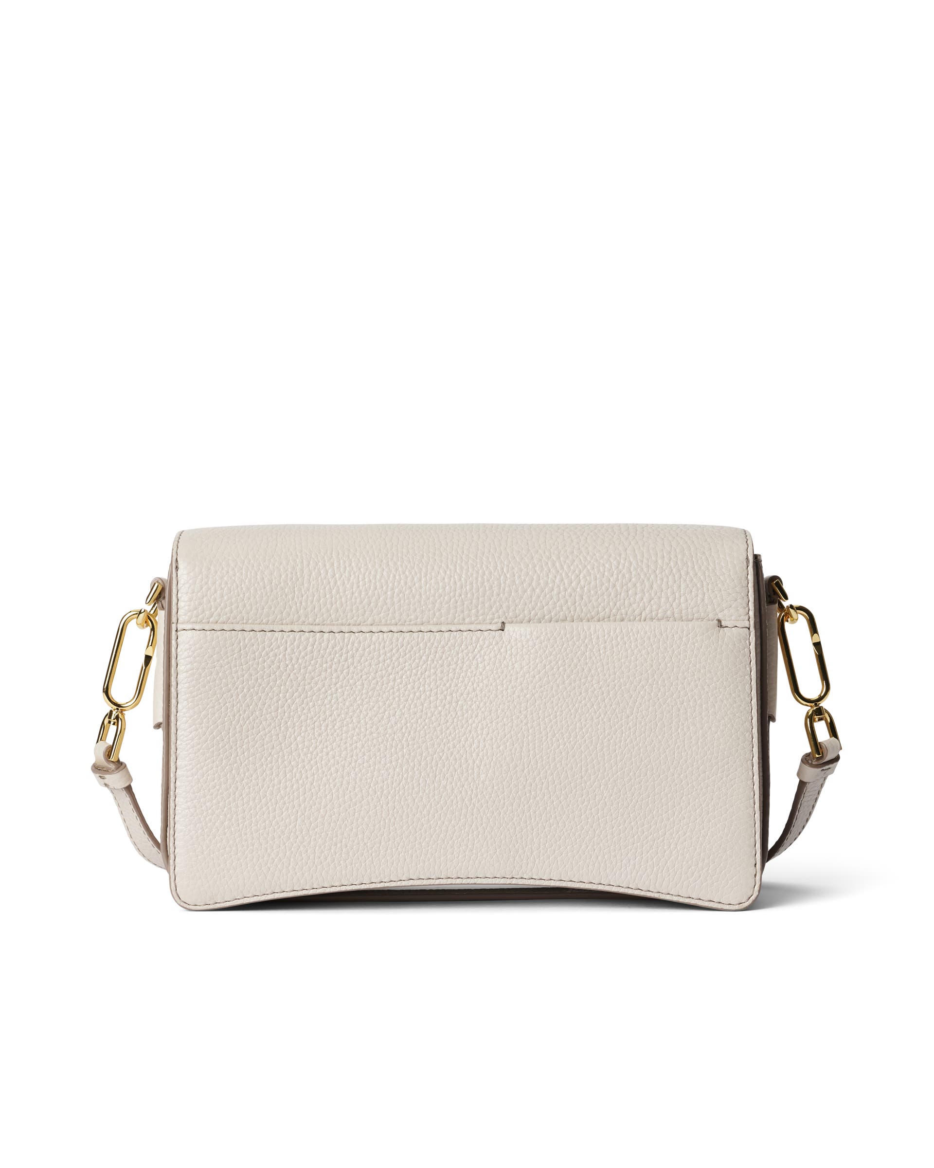 ECCO® 가죽 핀치 크로스바디 백 - 베이지 - Back