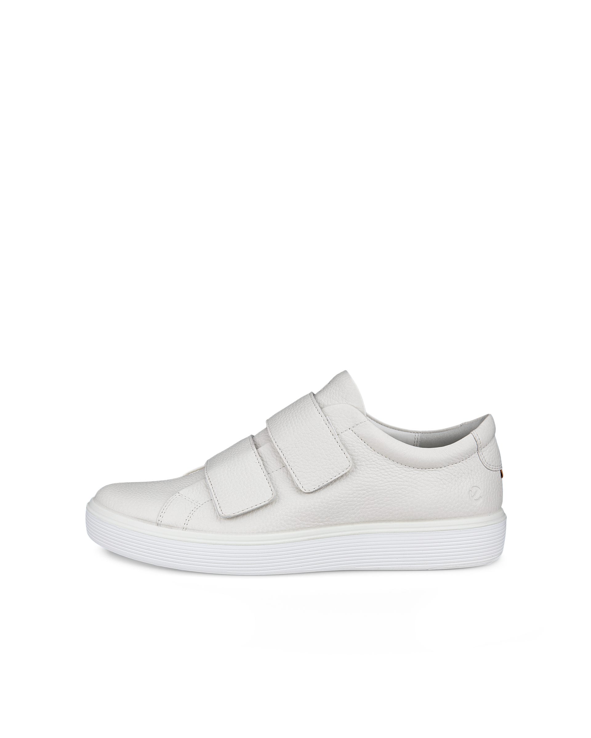 Men's ECCO® Soft 60 Leather Trainer - White - Outside