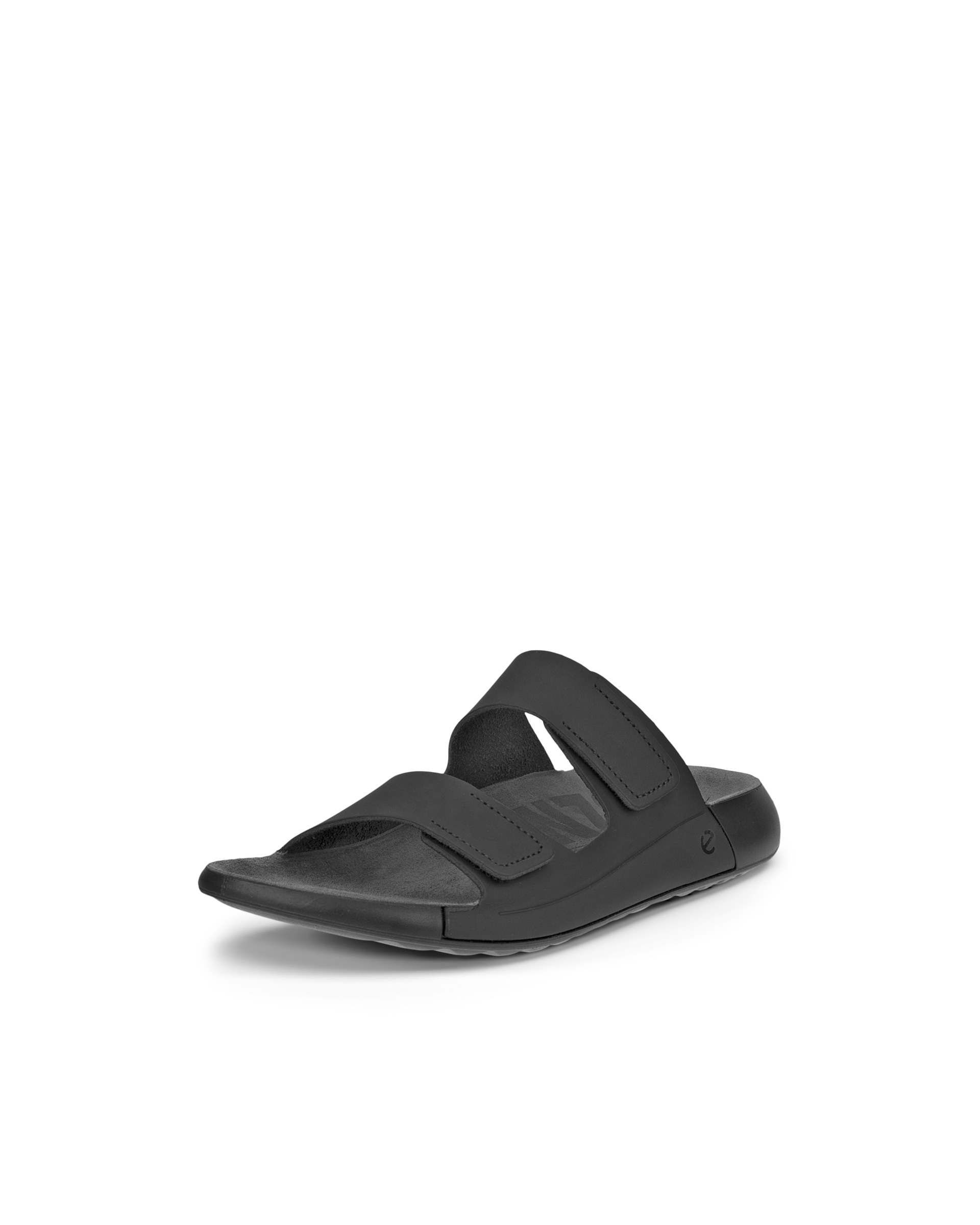 ECCO® Cozmo sandale en cuir deux brides pour femme - Noir - Main