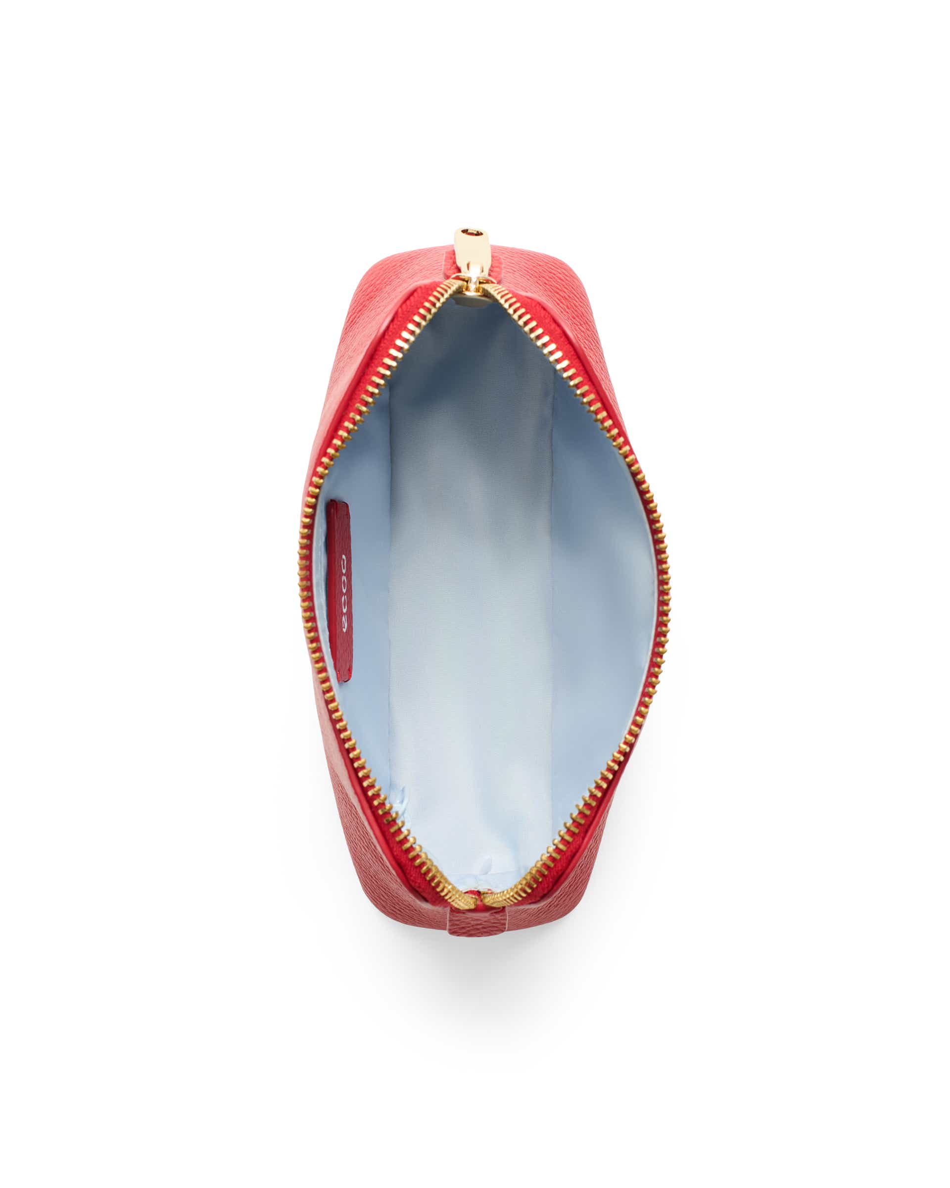 ECCO® COSMETIC POUCH odinė rankinė moterims - Raudona - Birdeye