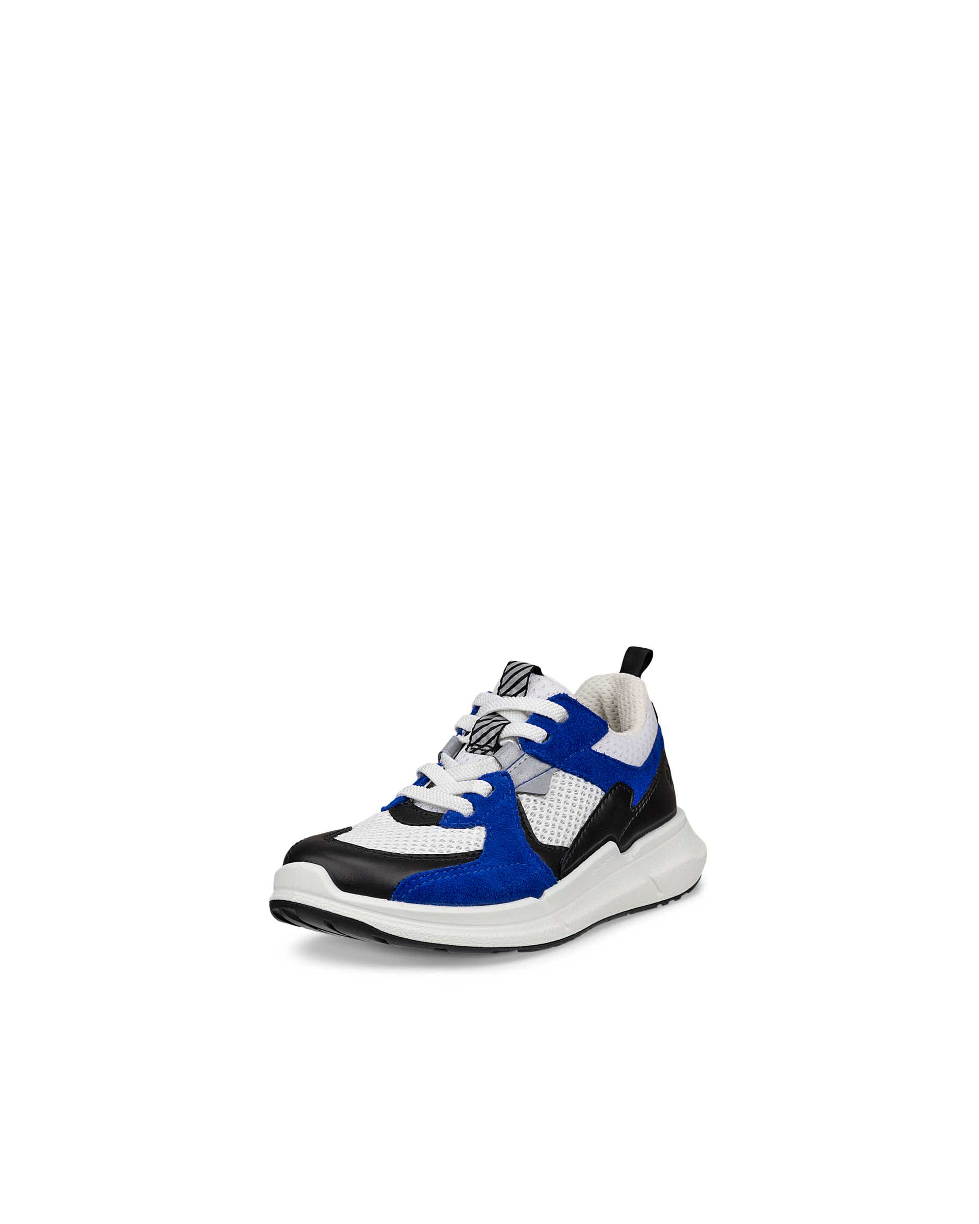 ECCO® Soft 7 baskets en cuir pour femme - Bleu - Main