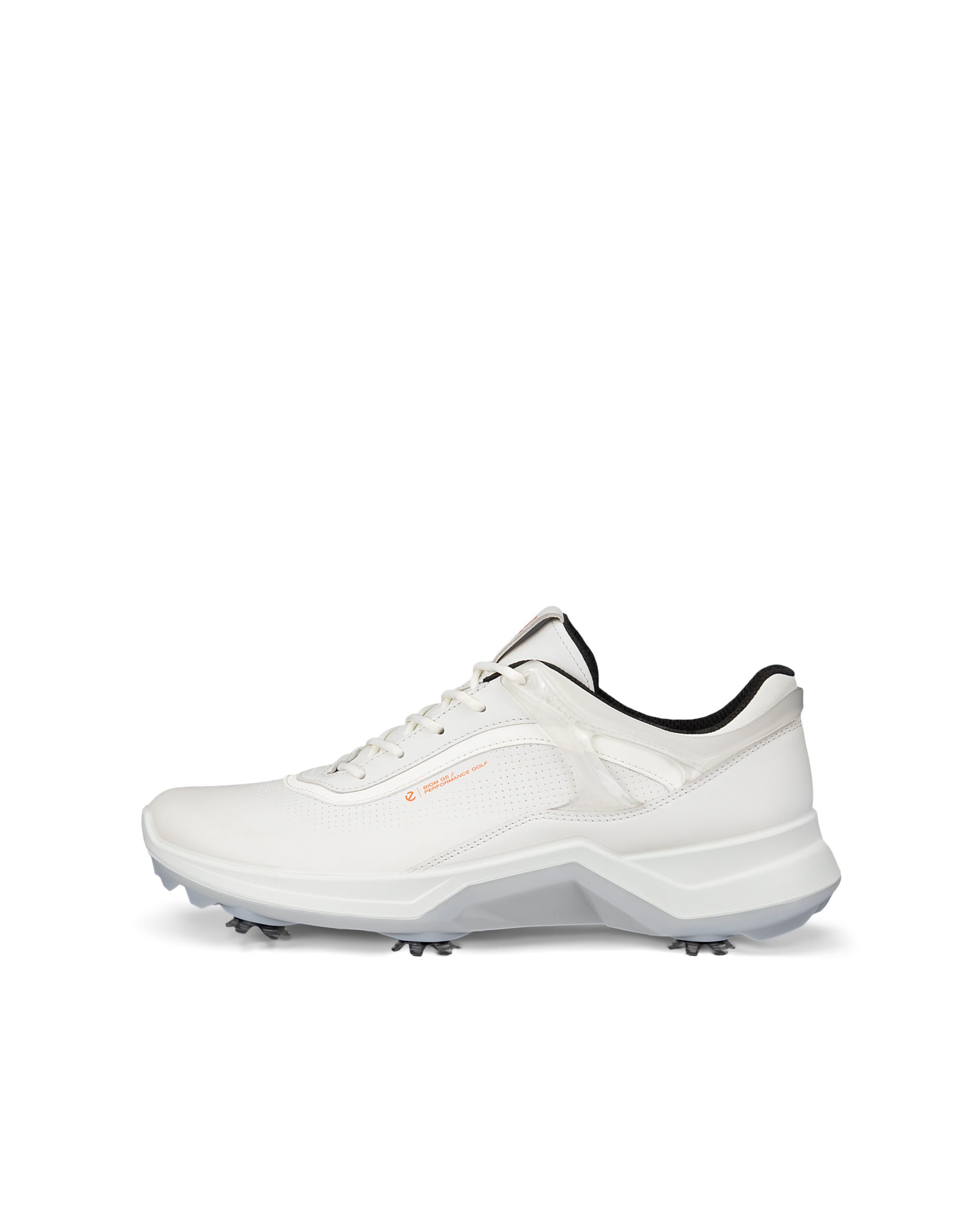 Men's ECCO® Golf Biom G5 Leather Cleated Waterproof Golf Shoe - White - Outside