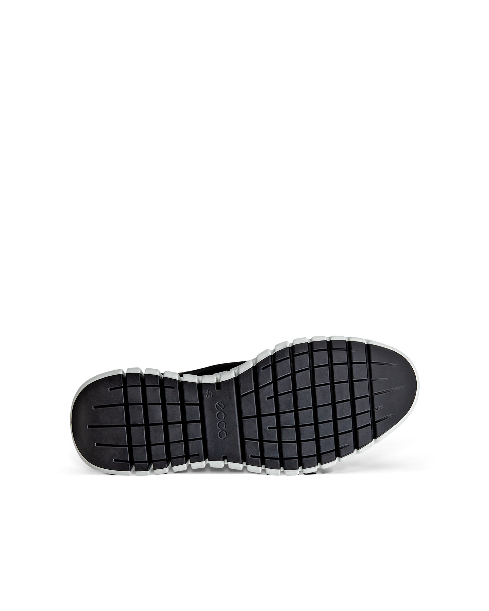 ECCO® GRUUV heren leren sneaker - Zwart - Sole