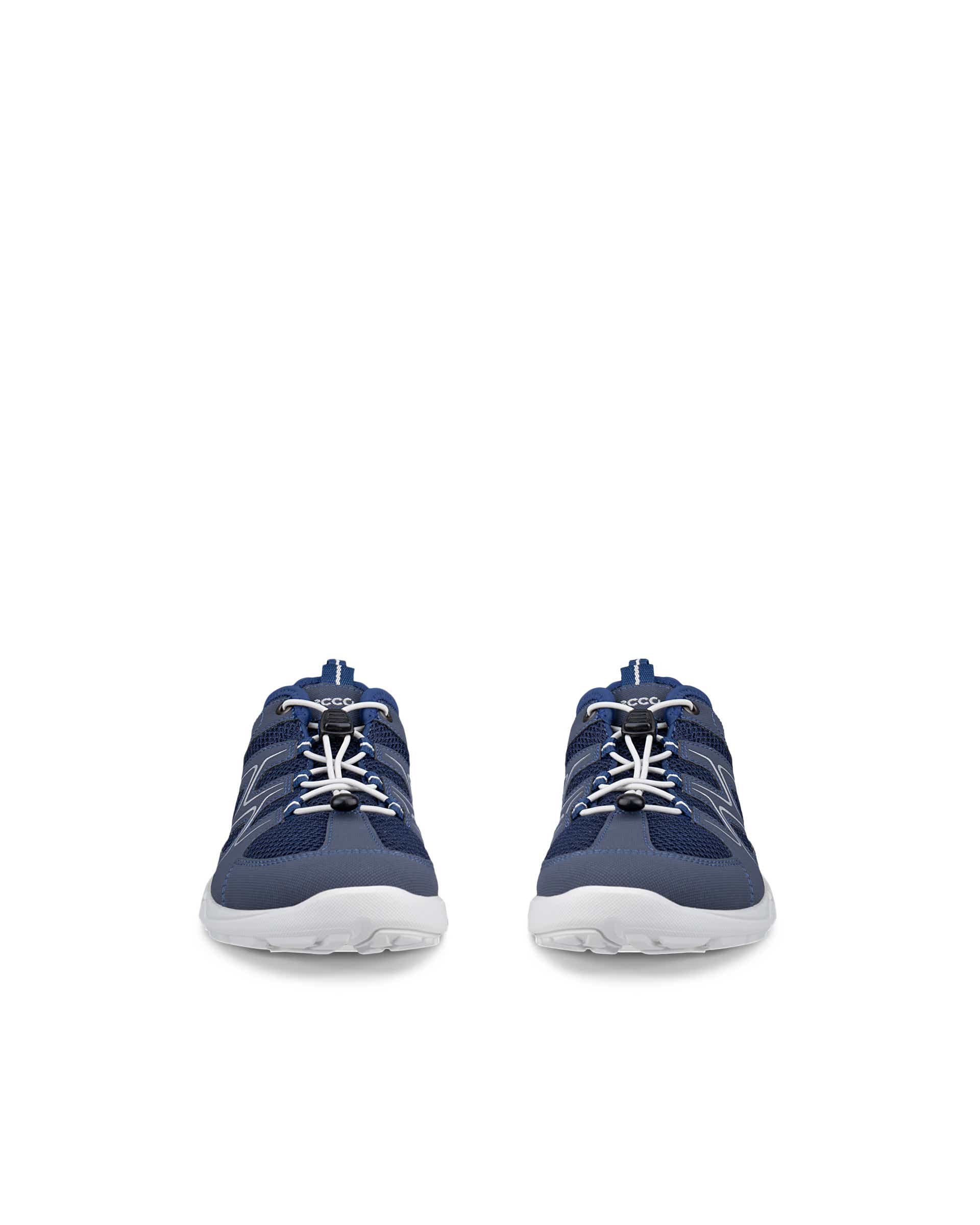 ECCO® Terracruise LT chaussures en cuir de plein air pour femme - Bleu - Front pair