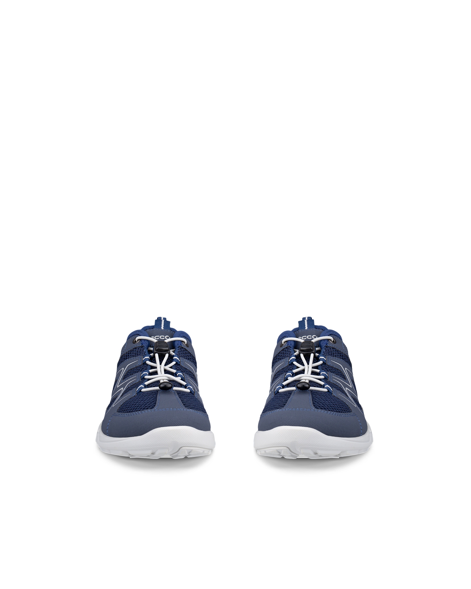 ECCO® Terracruise LT chaussures en cuir de plein air pour femme - Bleu - Front pair
