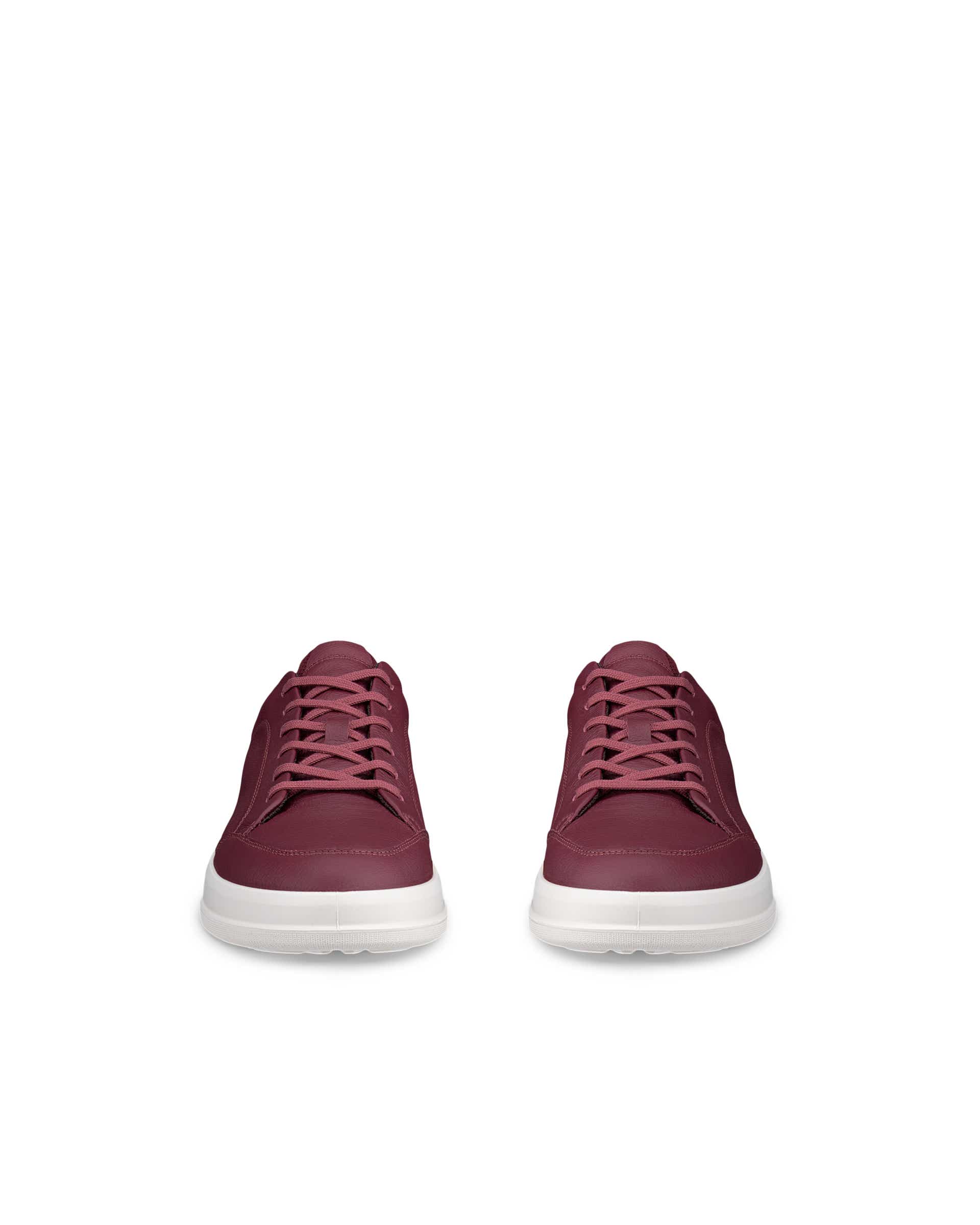 ECCO® MOVE ženske kožne tenisice - Crvena - Front pair
