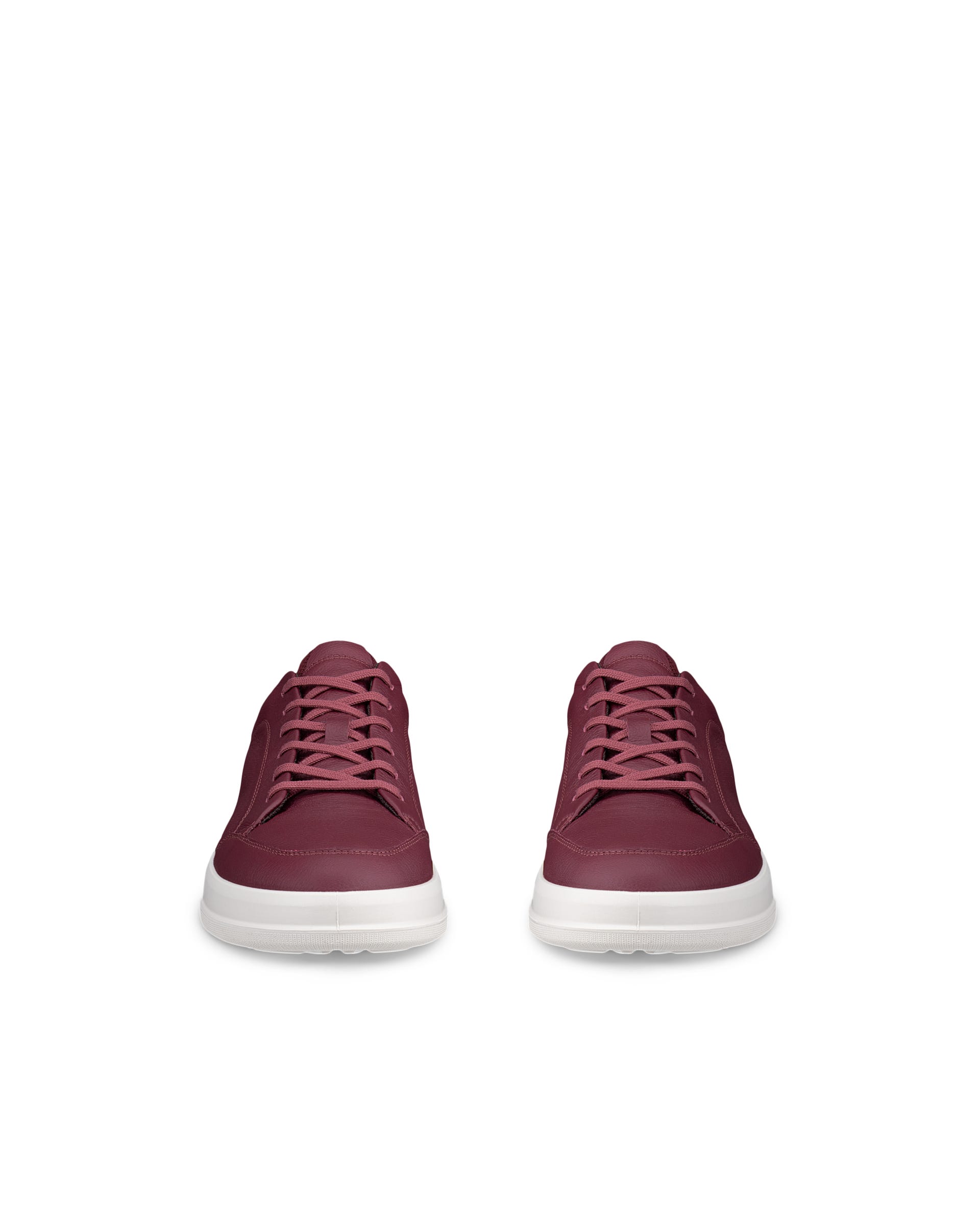 ECCO® MOVE ženske kožne tenisice - Crvena - Front pair