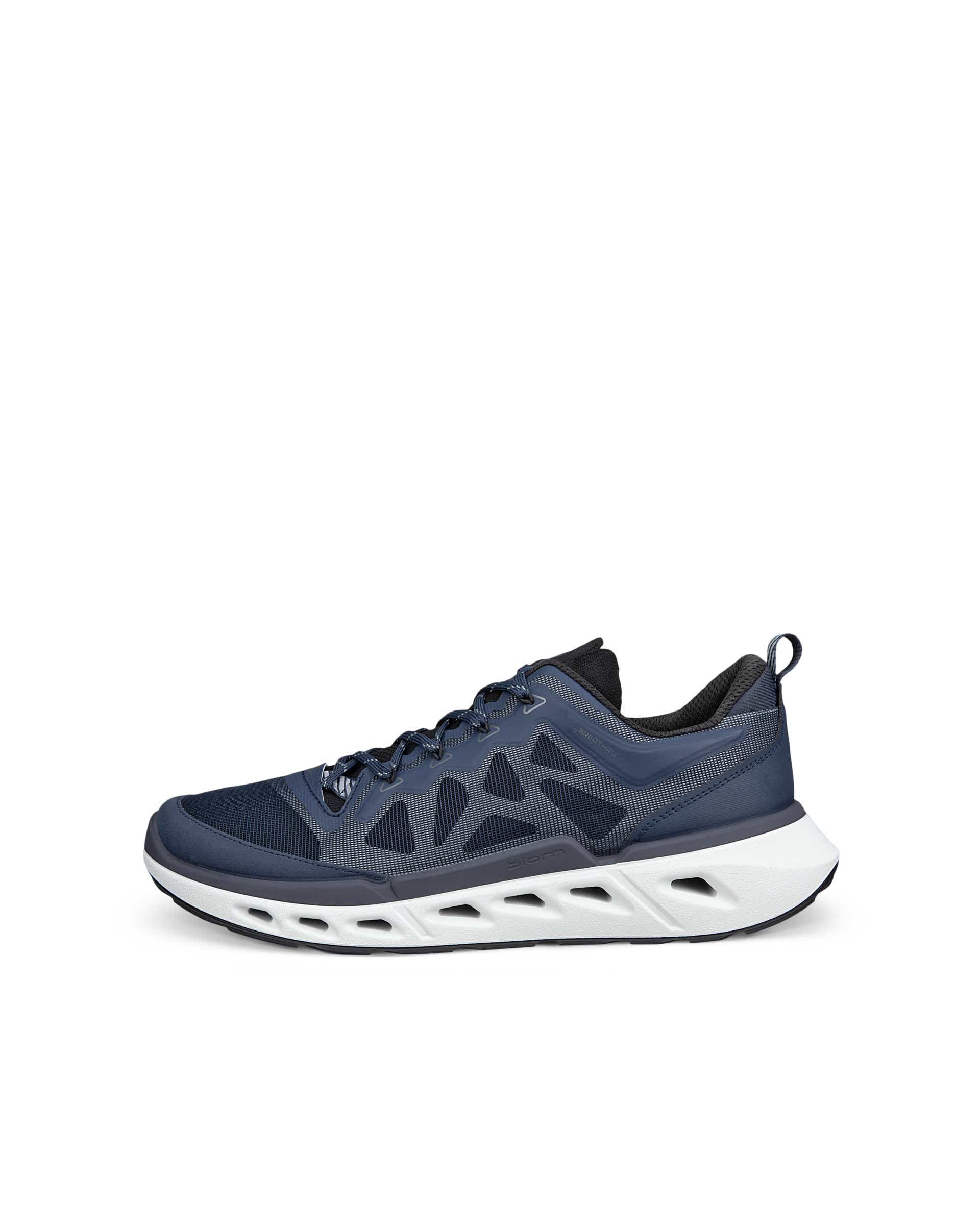 ECCO® BIOM 720 BREATHRU baskets en toile pour homme - Bleu - Outside