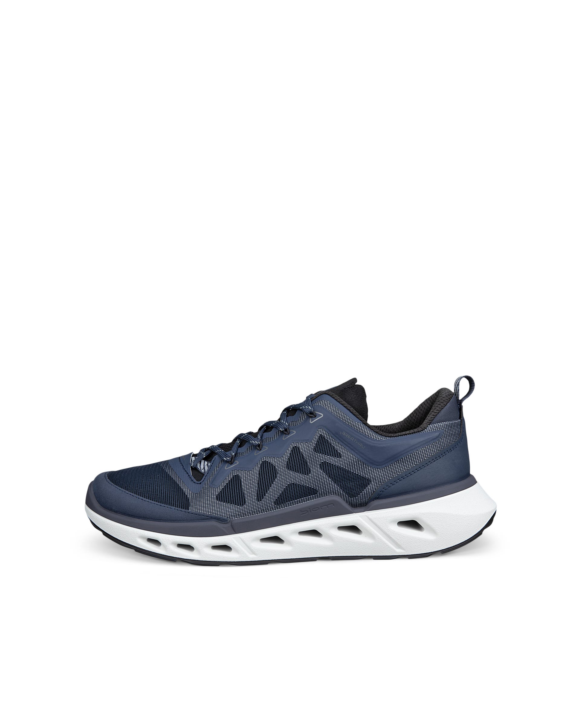 ECCO® BIOM 720 chaussures à lacets en textile pour homme - Bleu - Outside