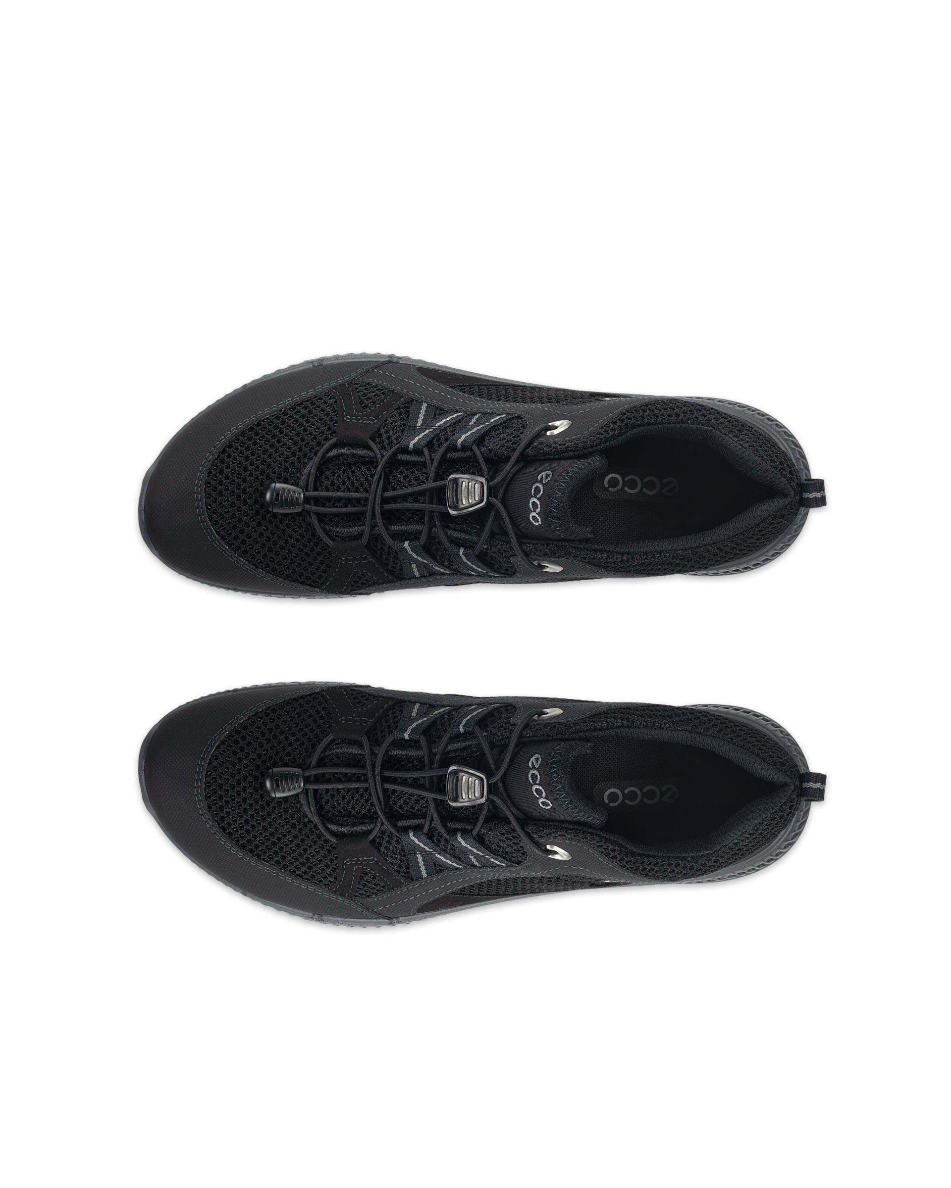 Damskie tekstylne buty outdoorowe Gore-Tex ECCO® TERRACRUISE II - Czarny - Outside