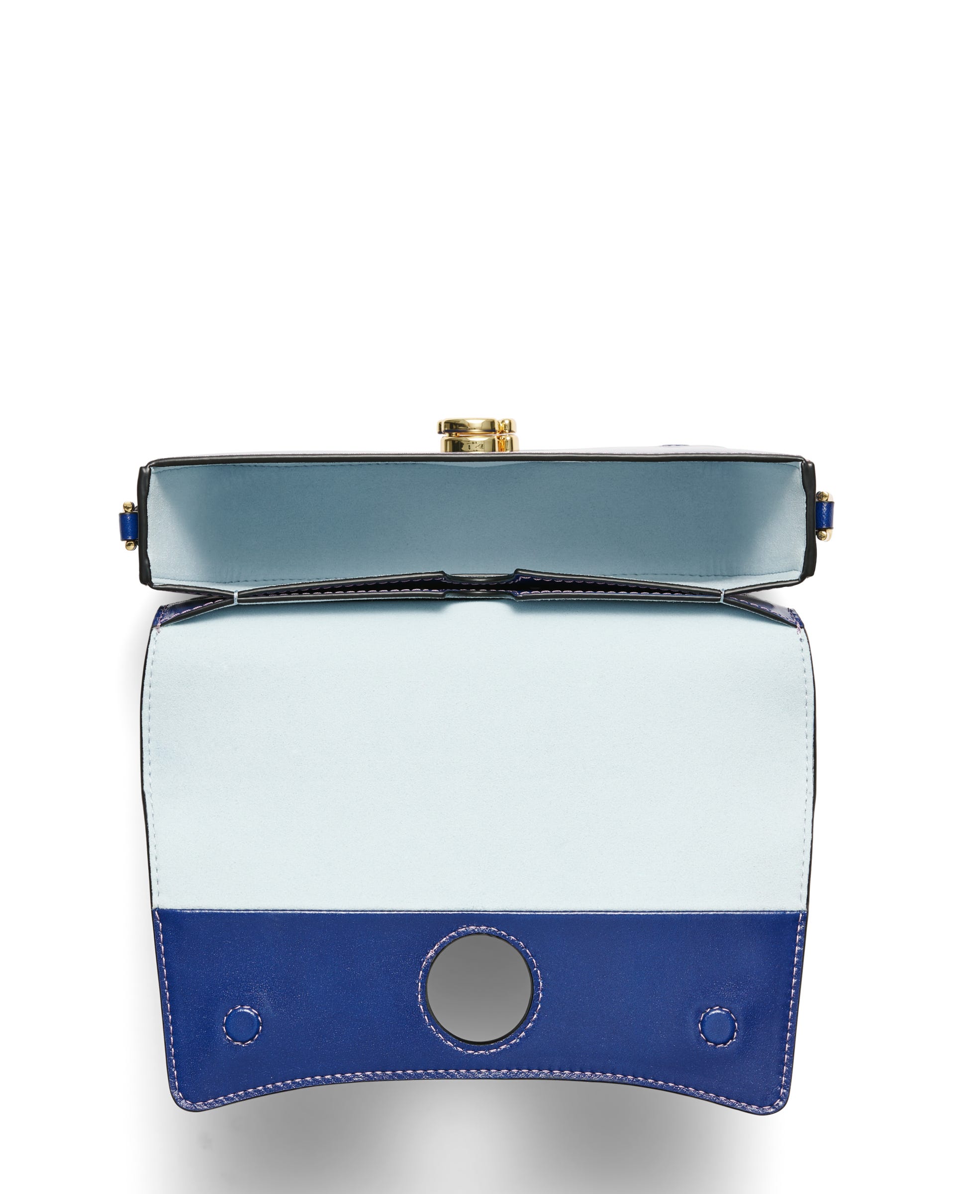 ECCO Pinch Lock Wave Virgo レザークロスボディバッグ - ブルー - Birdeye