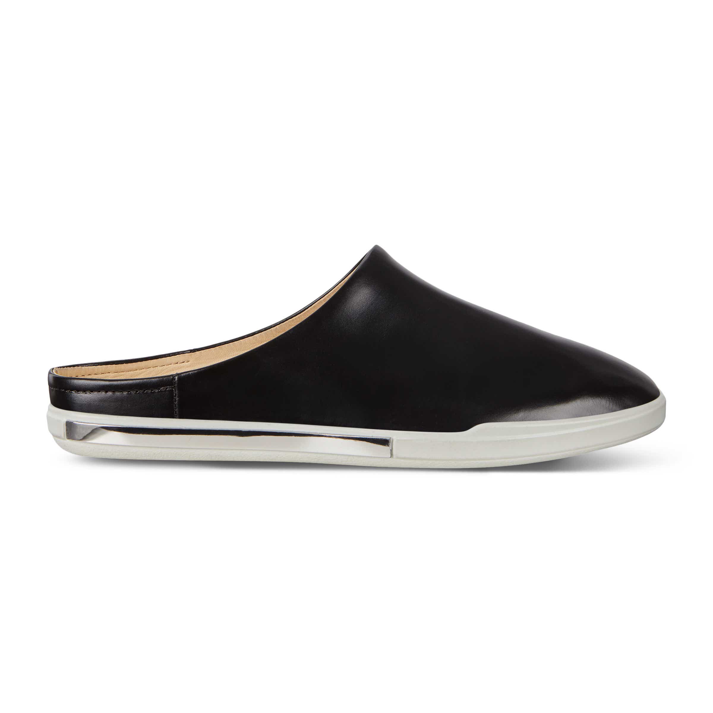 ECCO Simpil II Women's Ballerina Mules - Black - Outside