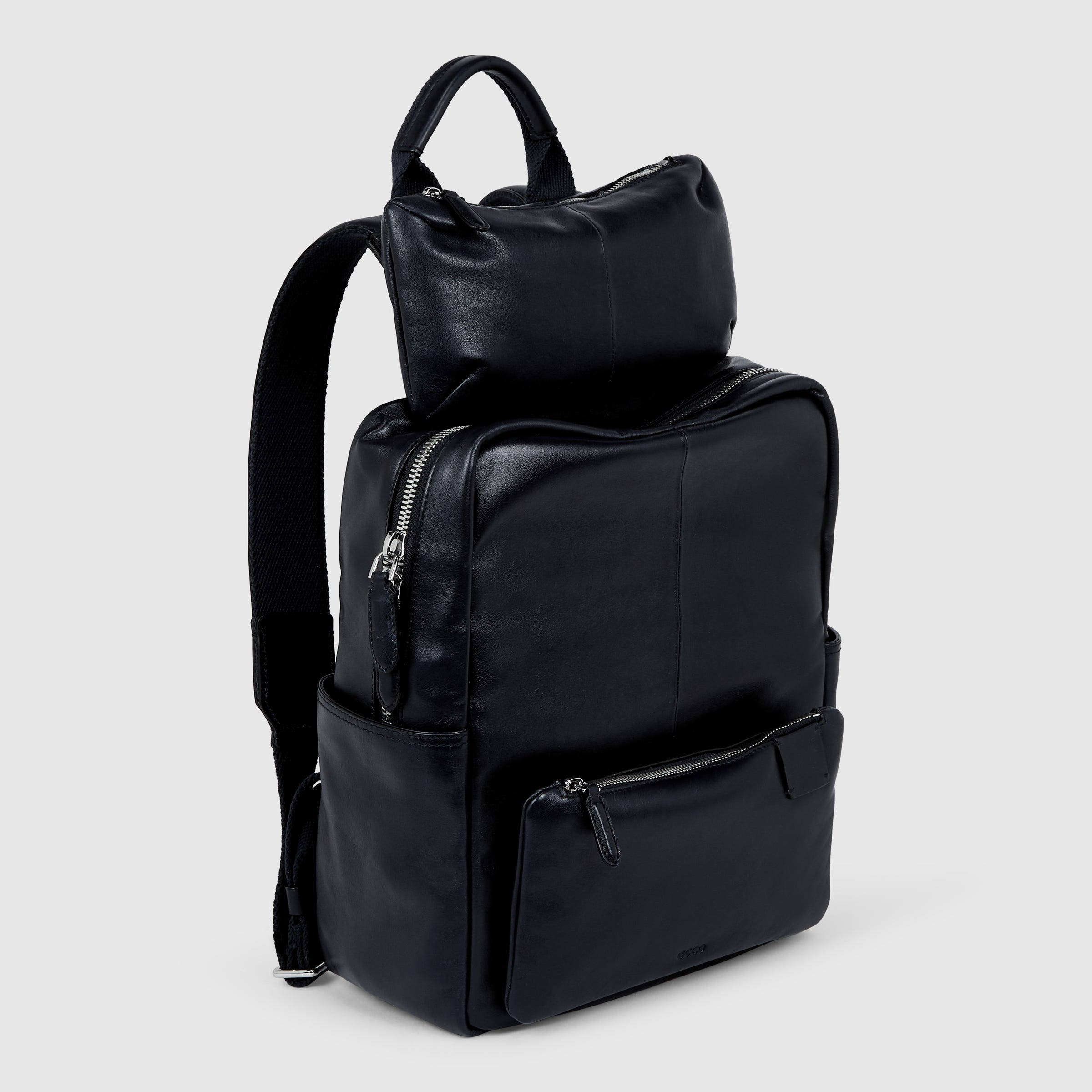 ECCO® Journey Leather Backpack - Blue - Main