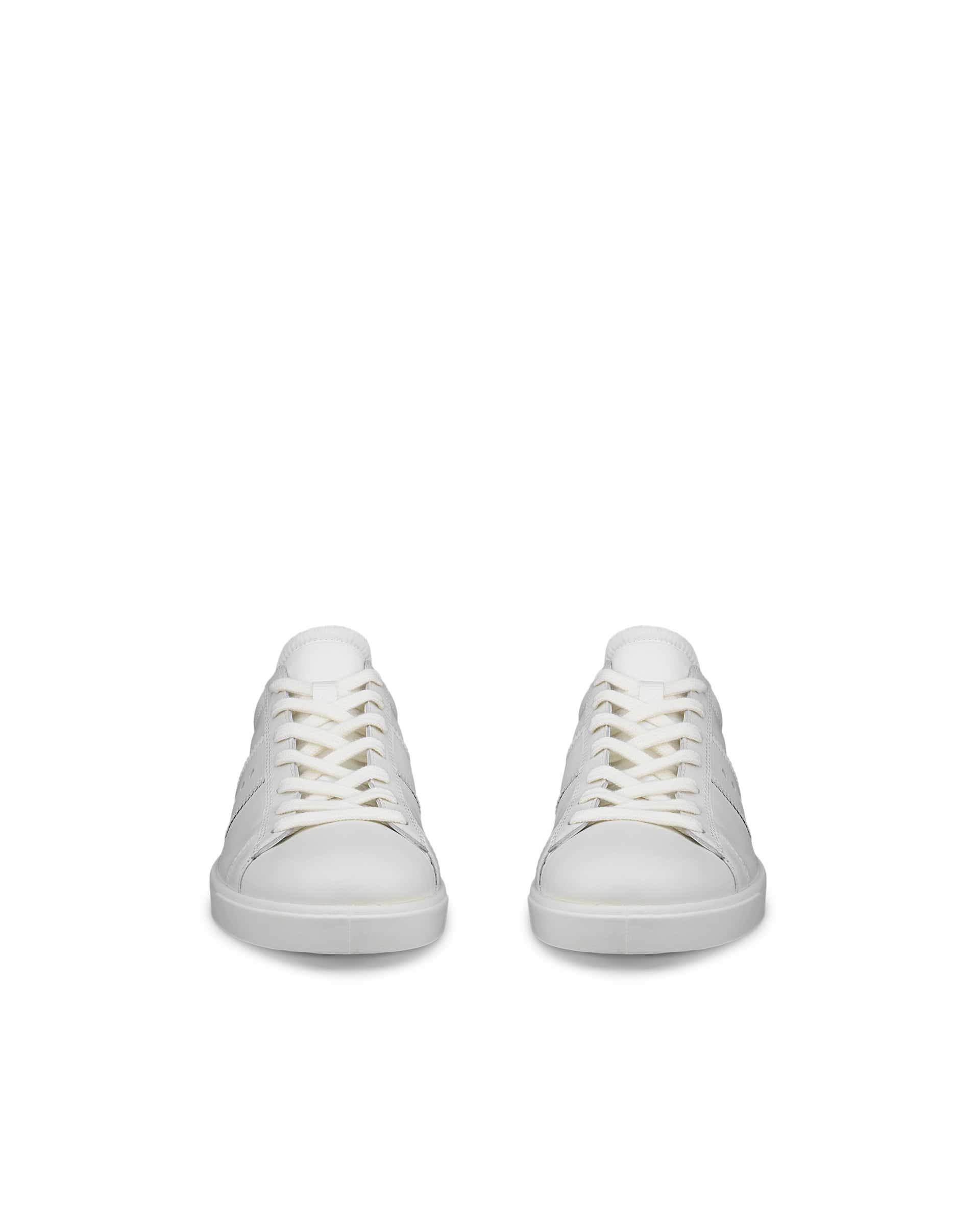 Women's ECCO® Street Lite Leather Sneaker - White - Front pair