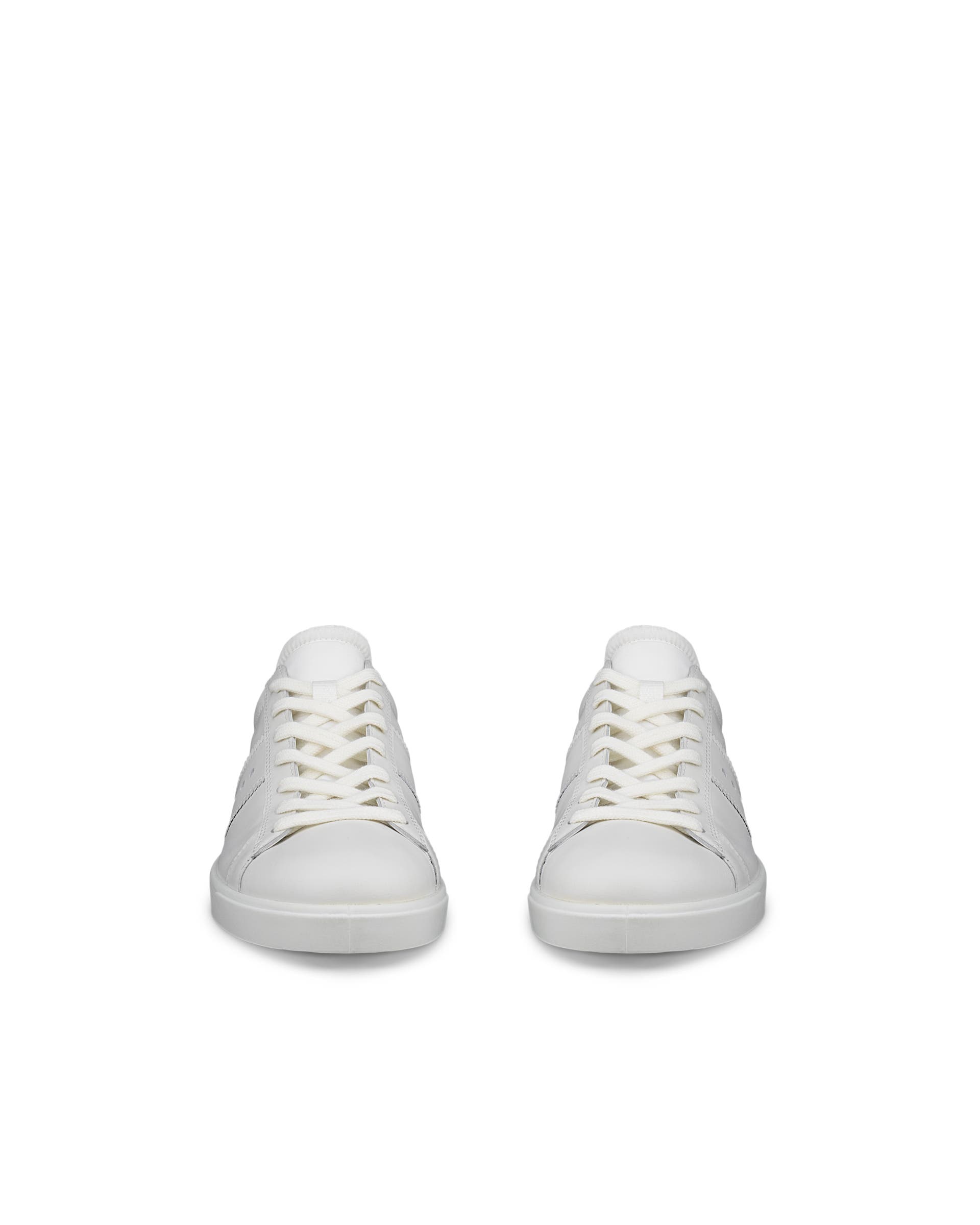 ECCO® Street Lite Dames leren sneaker - Wit - Front pair