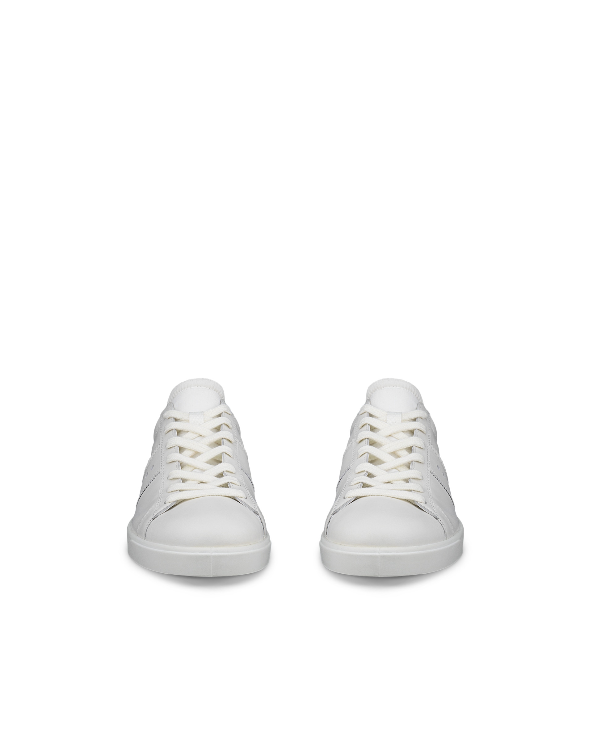 Women's ECCO® Street Lite Leather Sneaker - White - Front pair