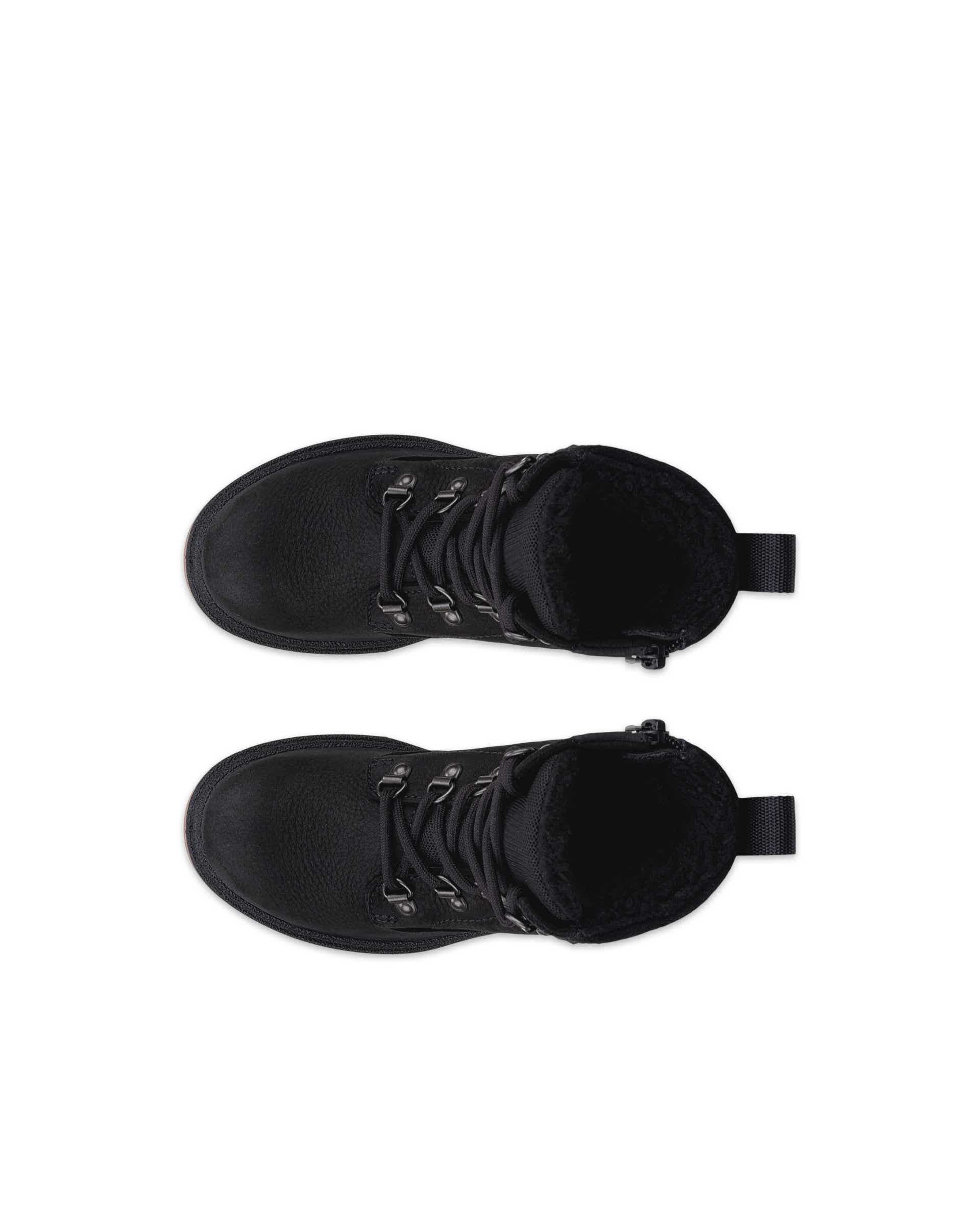 Botas impermeáveis inverno nobuck criança ECCO® GRAINER K - Preto - Top left pair