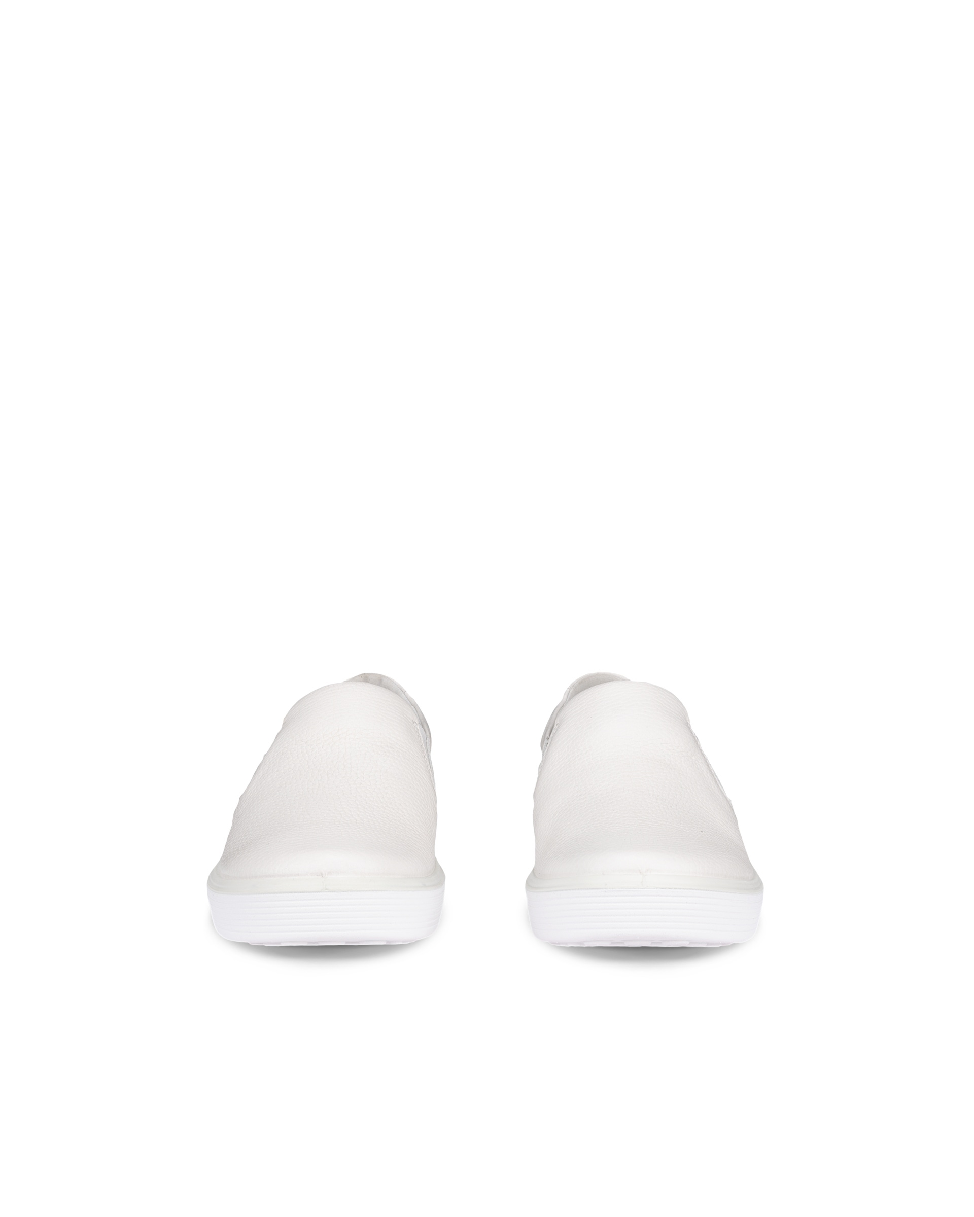 ECCO SOFT 60 WOMEN'S SLIP-ON - White - Front pair