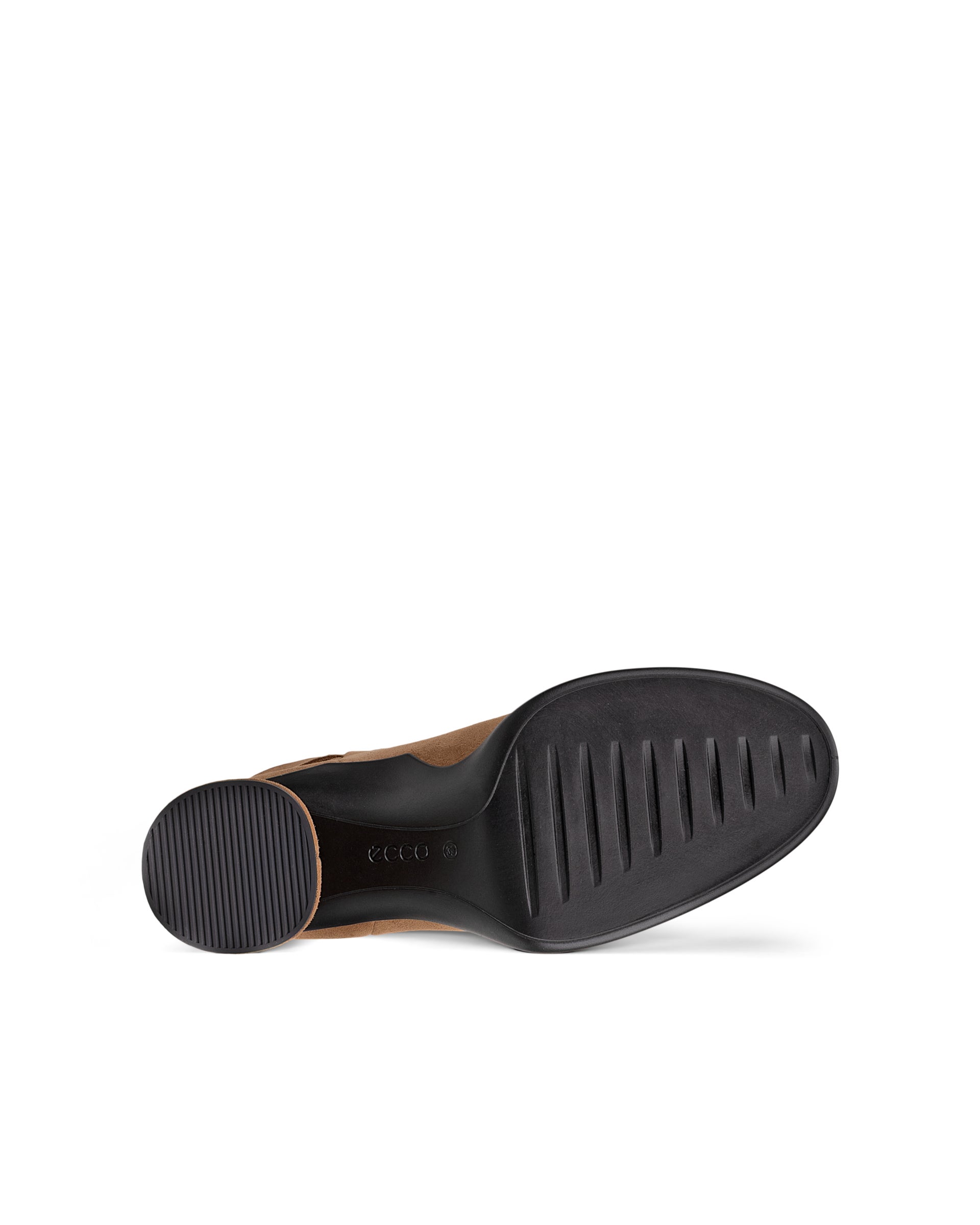 Dámske semišové vysoké čižmy ECCO® SCULPTED LX 55 - Hnedá - Sole
