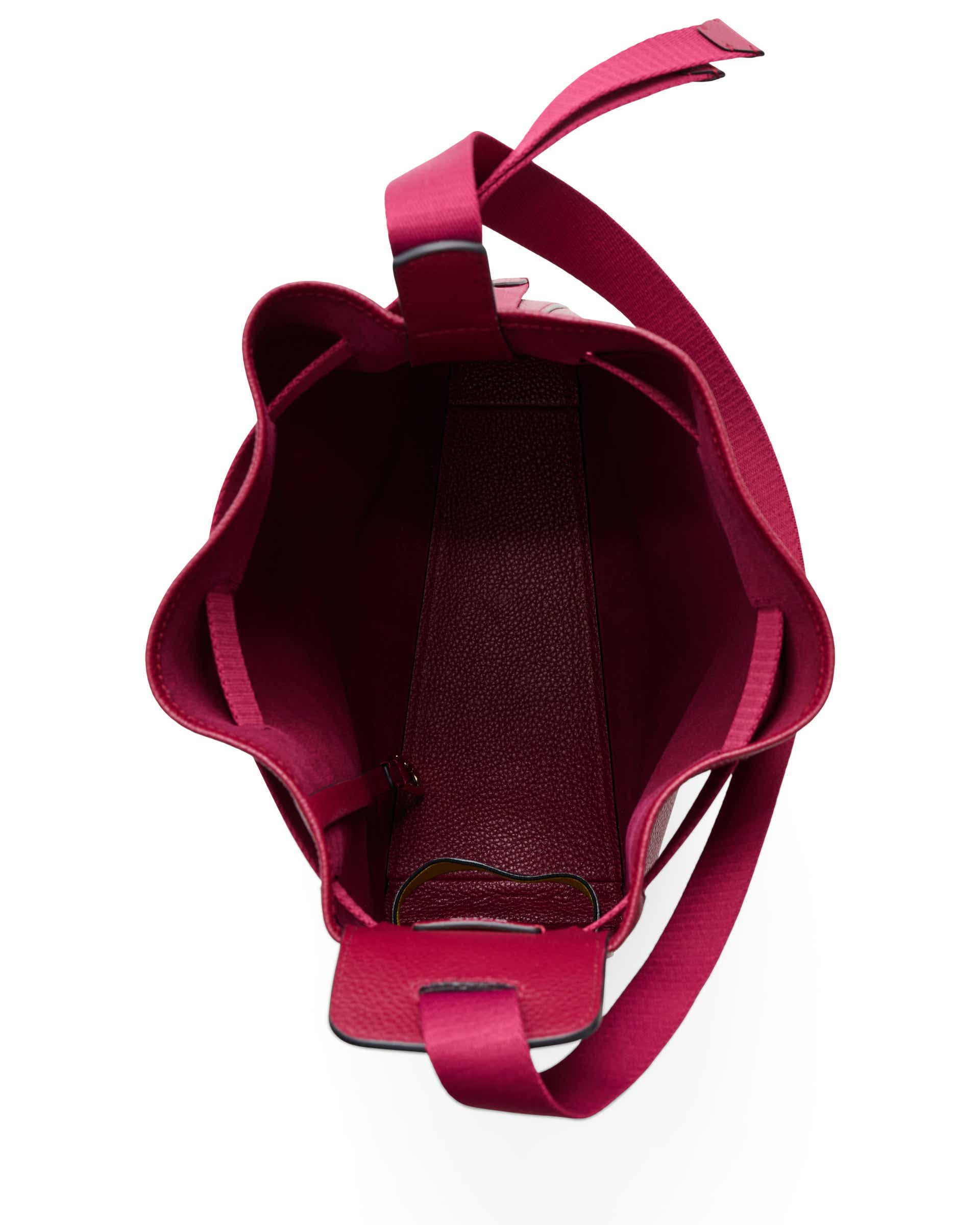 ECCO® Sail Bag Hobo-Tasche aus Leder - Rot - Birdeye