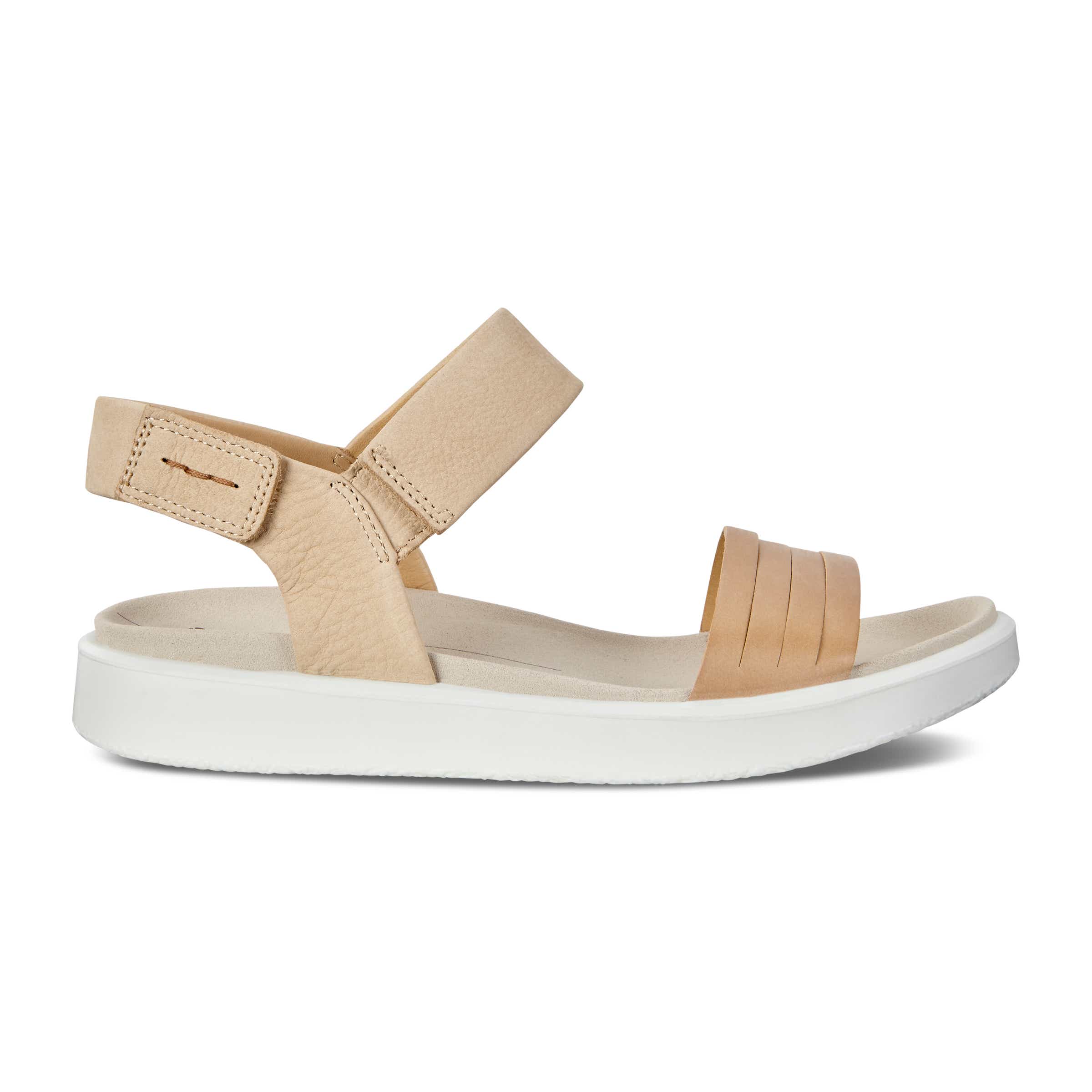 ECCO Women's Flowt Sandals - Brown - Outside