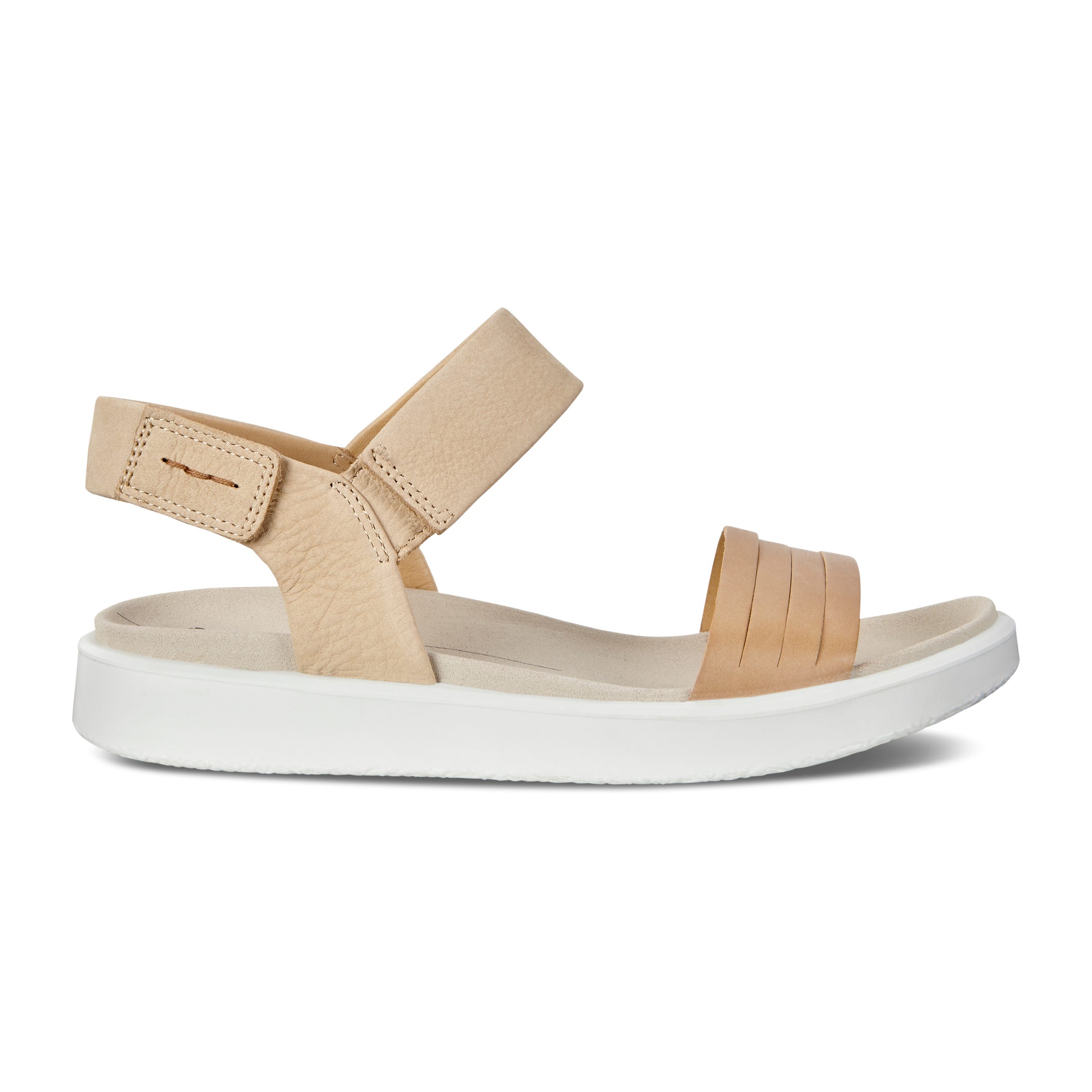 ECCO Women's Flowt Sandals - Brown - Outside