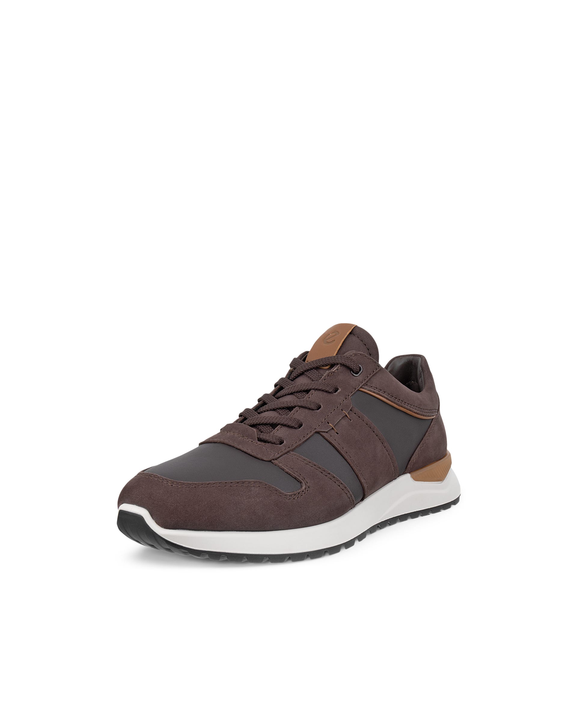 Men's ECCO® ASTIR NEO Leather Sneaker - Brown - Outside