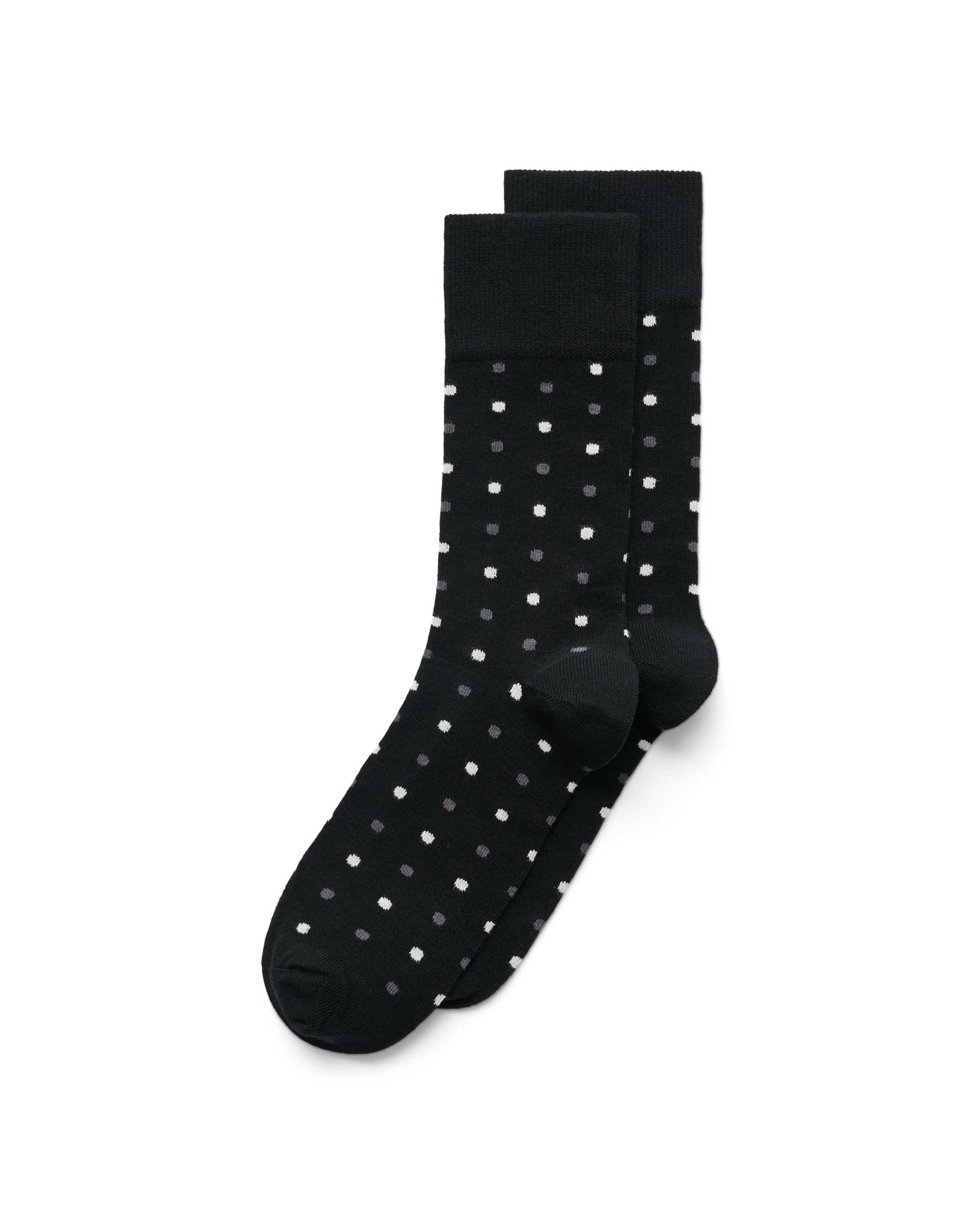 ECCO CLASSIC DOTTED MID-CUT POLKA DOT MEN'S SOCK - undefined - Main