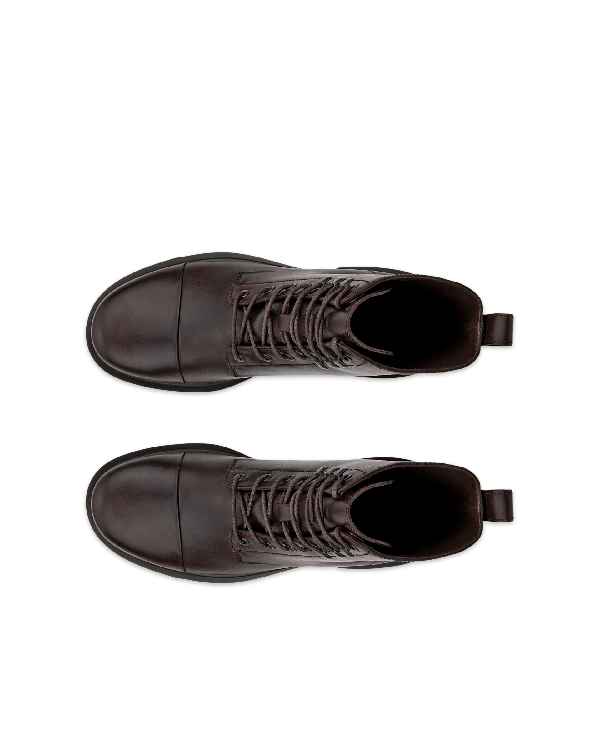 ECCO METROPOLE SEOUL MEN メンズ レザー ブーツ - ブラウン - Top left pair