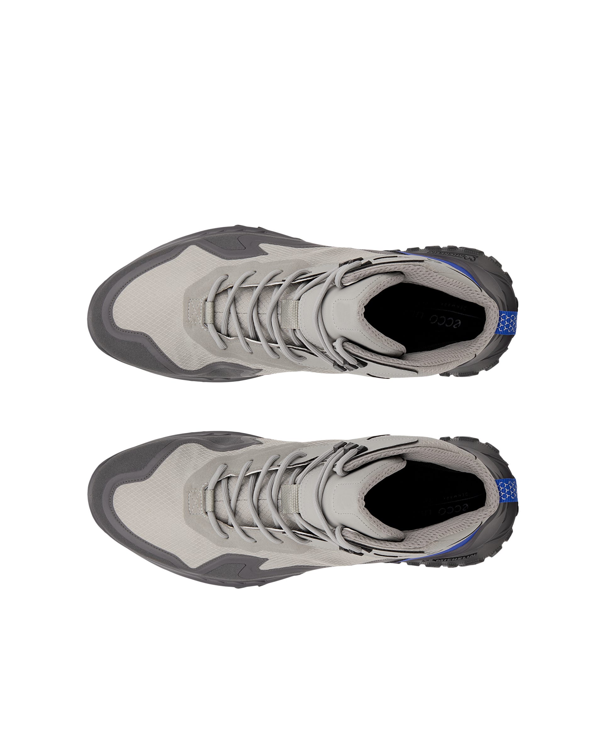 ECCO® ULT-TRN Herren Wasserdichte Wanderschuh aus Veloursleder - Grau - Top left pair