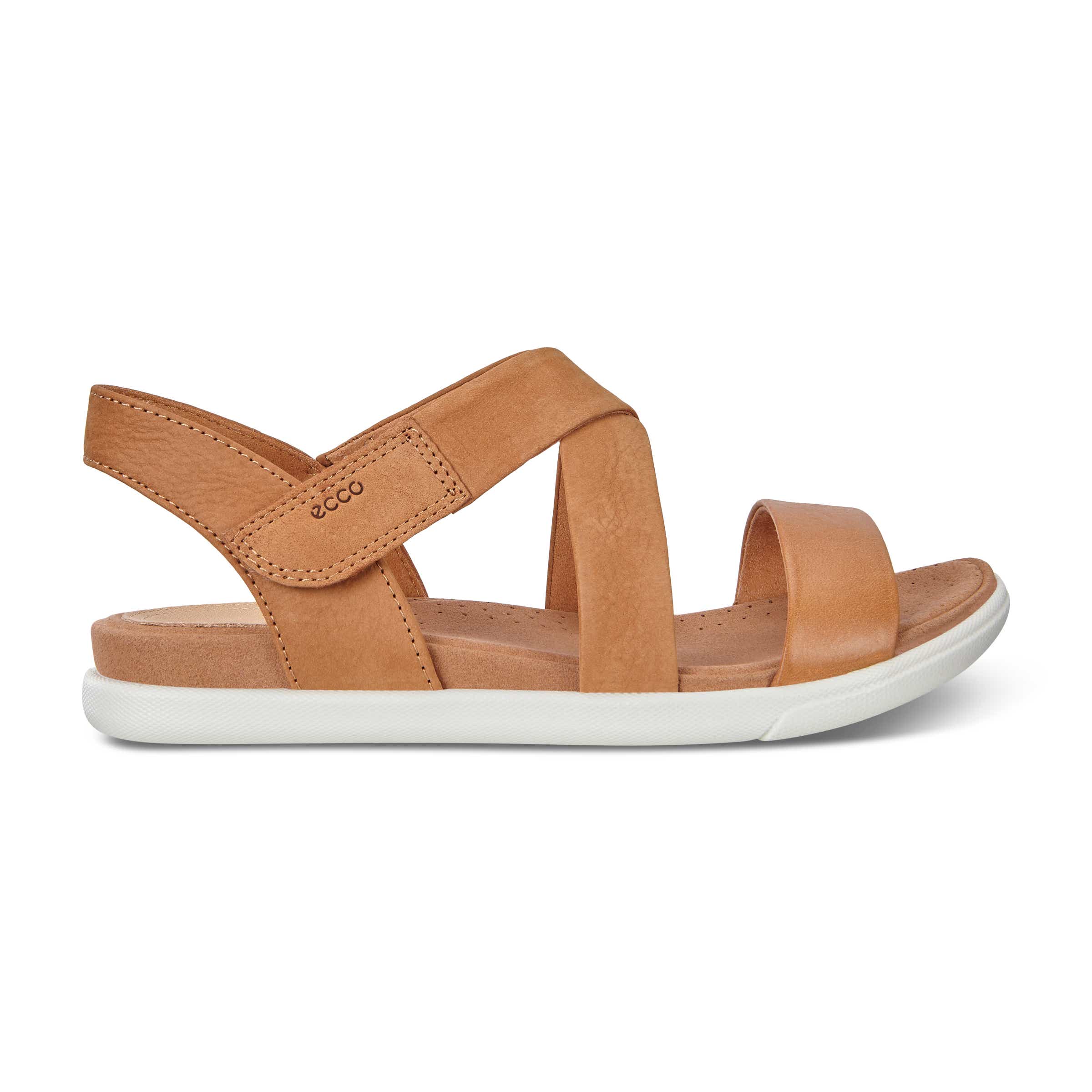 ECCO DAMARA SANDAL Flat Sandal - Brown - Outside