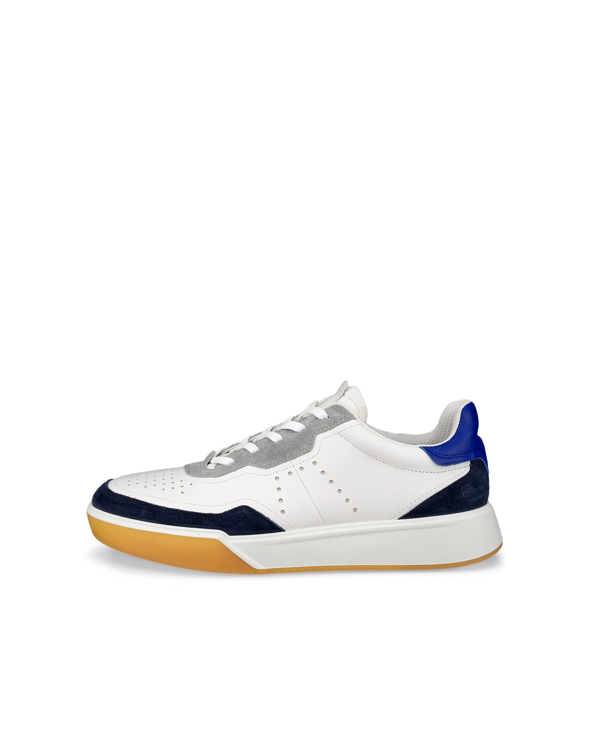 ECCO® Street Court Skinnsneaker herr - Vit - Outside