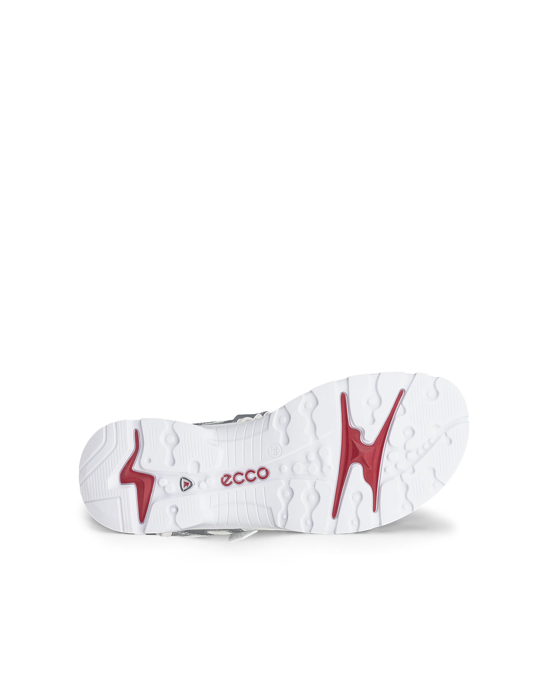 Women's ECCO® Offroad Textile Two Strap Sandal - Silver - Sole