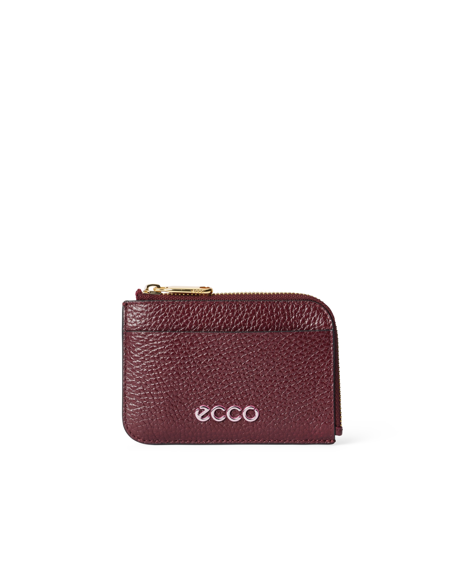 ECCO CARD CASE ZIPPED SHINE SOFT PEBBLED - undefined - Main